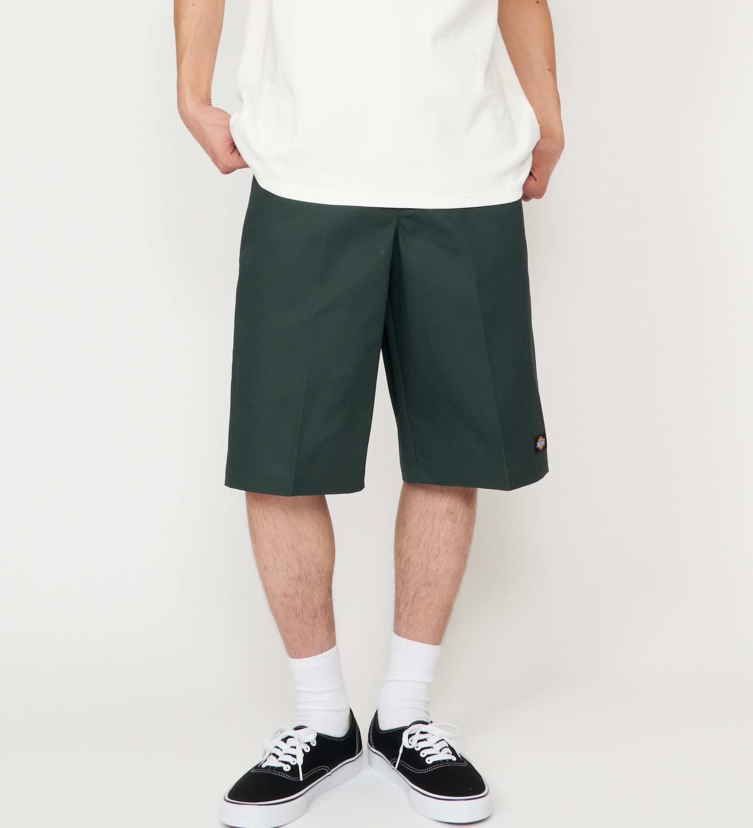 Dickies(ディッキーズ)の【試着対象】13" ワークショーツ ルーズフィット "42283"|//メンズ|ダークグリーン