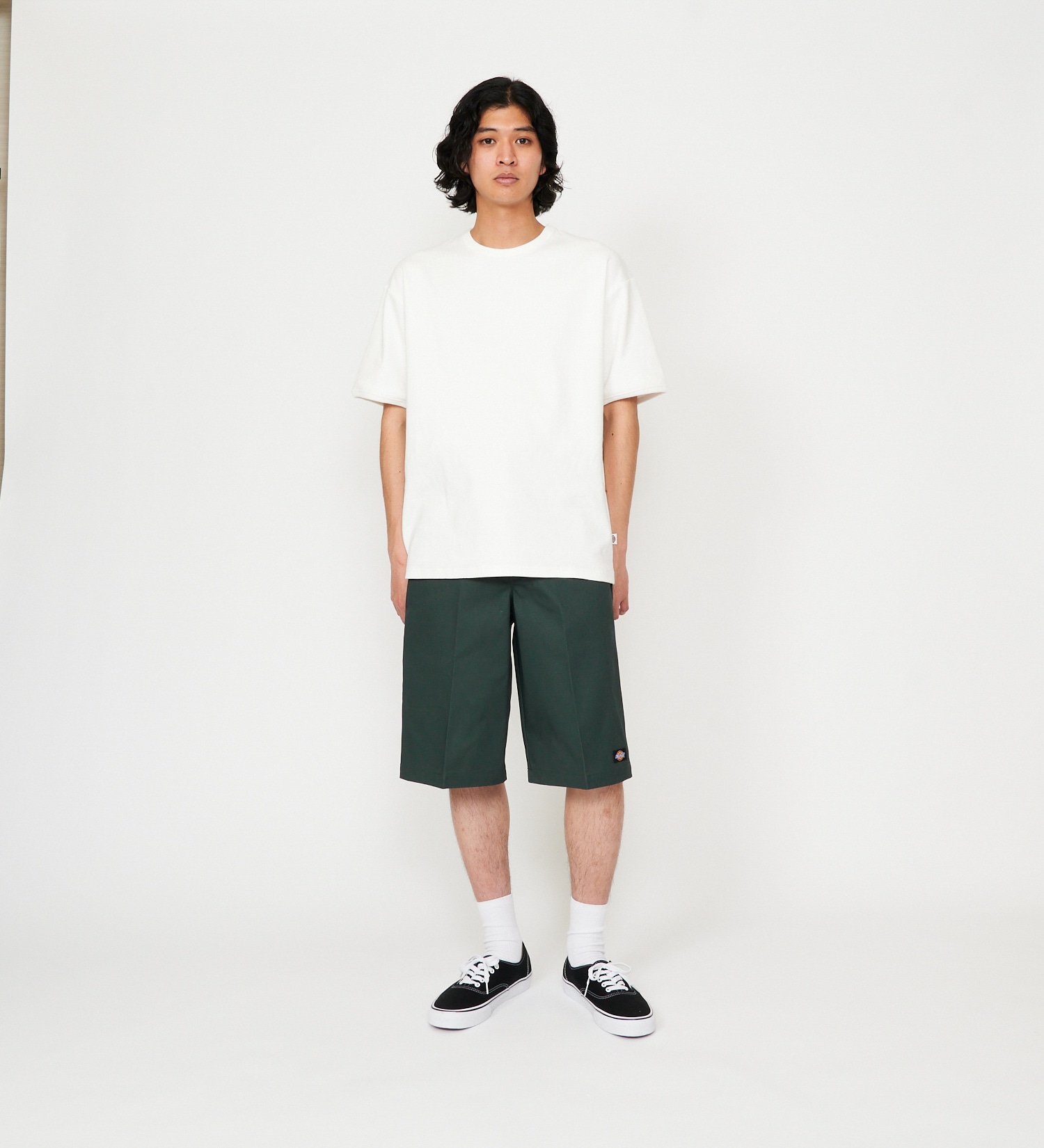 Dickies(ディッキーズ)の【試着対象】13" ワークショーツ ルーズフィット "42283"|//メンズ|ダークグリーン