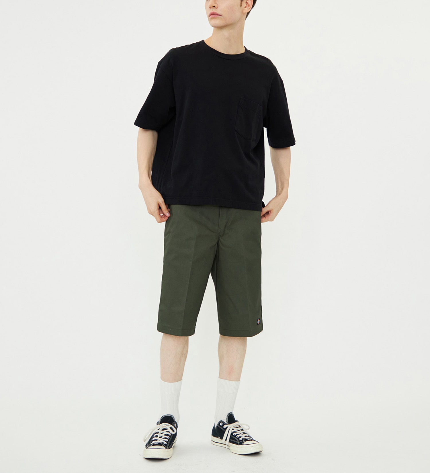 Dickies(ディッキーズ)の【BLACKFRIDAY】13" ワークショーツ ルーズフィット "42283"|//メンズ|オリーブ