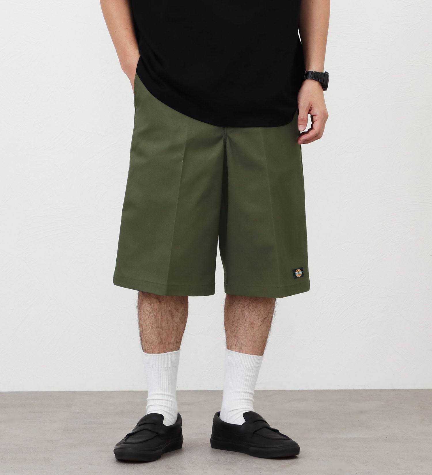 Dickies(ディッキーズ)の【ノベルティ対象】13" ワークショーツ ルーズフィット "42283"|//メンズ|オリーブ