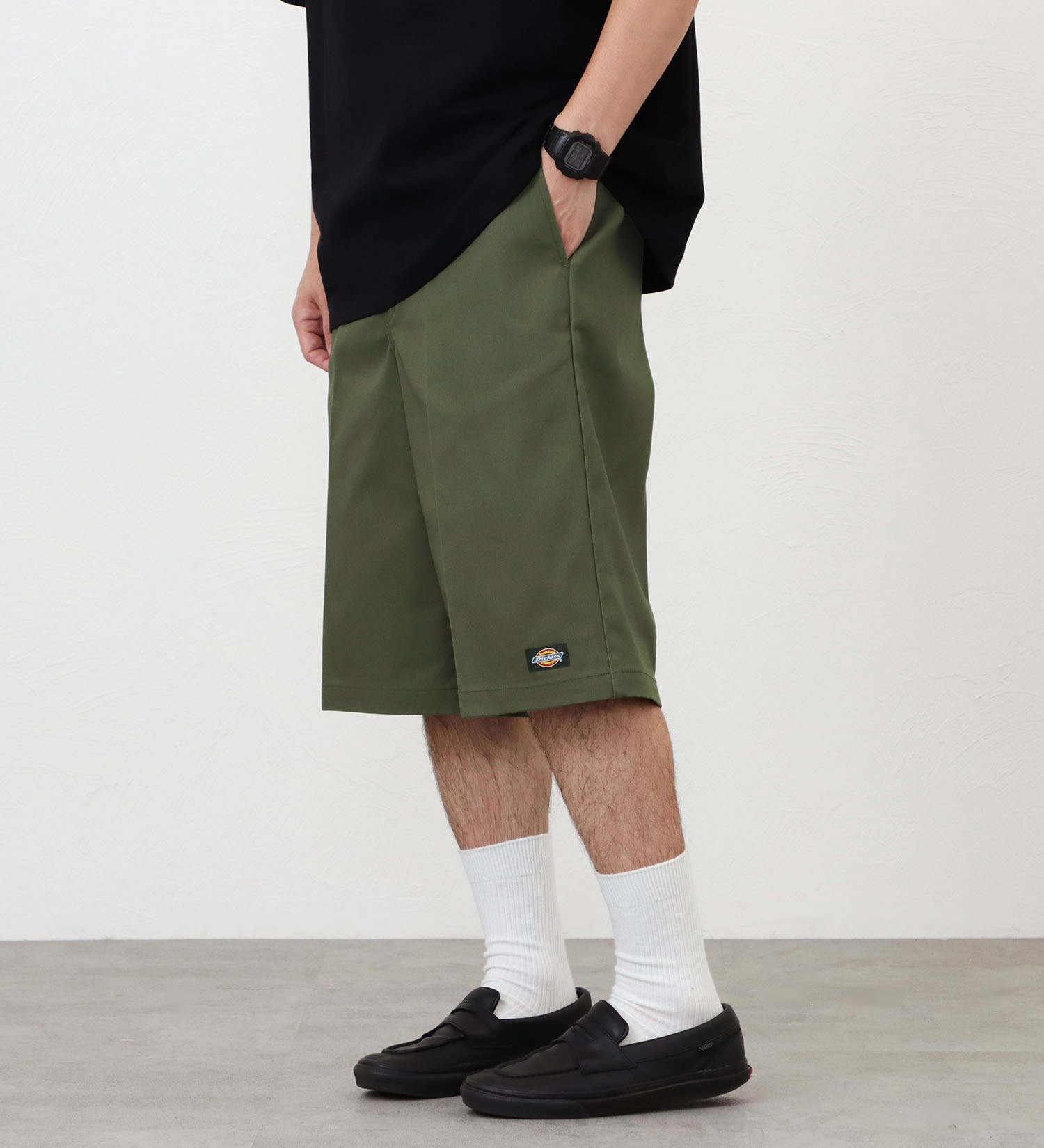 Dickies(ディッキーズ)の【ノベルティ対象】13" ワークショーツ ルーズフィット "42283"|//メンズ|オリーブ