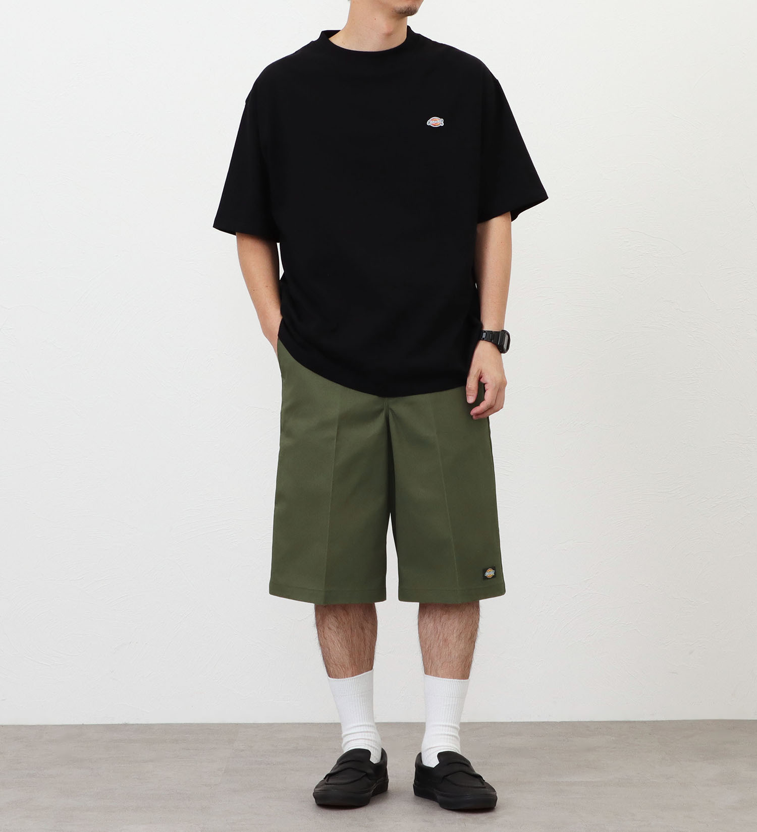 Dickies(ディッキーズ)の【ノベルティ対象】13" ワークショーツ ルーズフィット "42283"|//メンズ|オリーブ