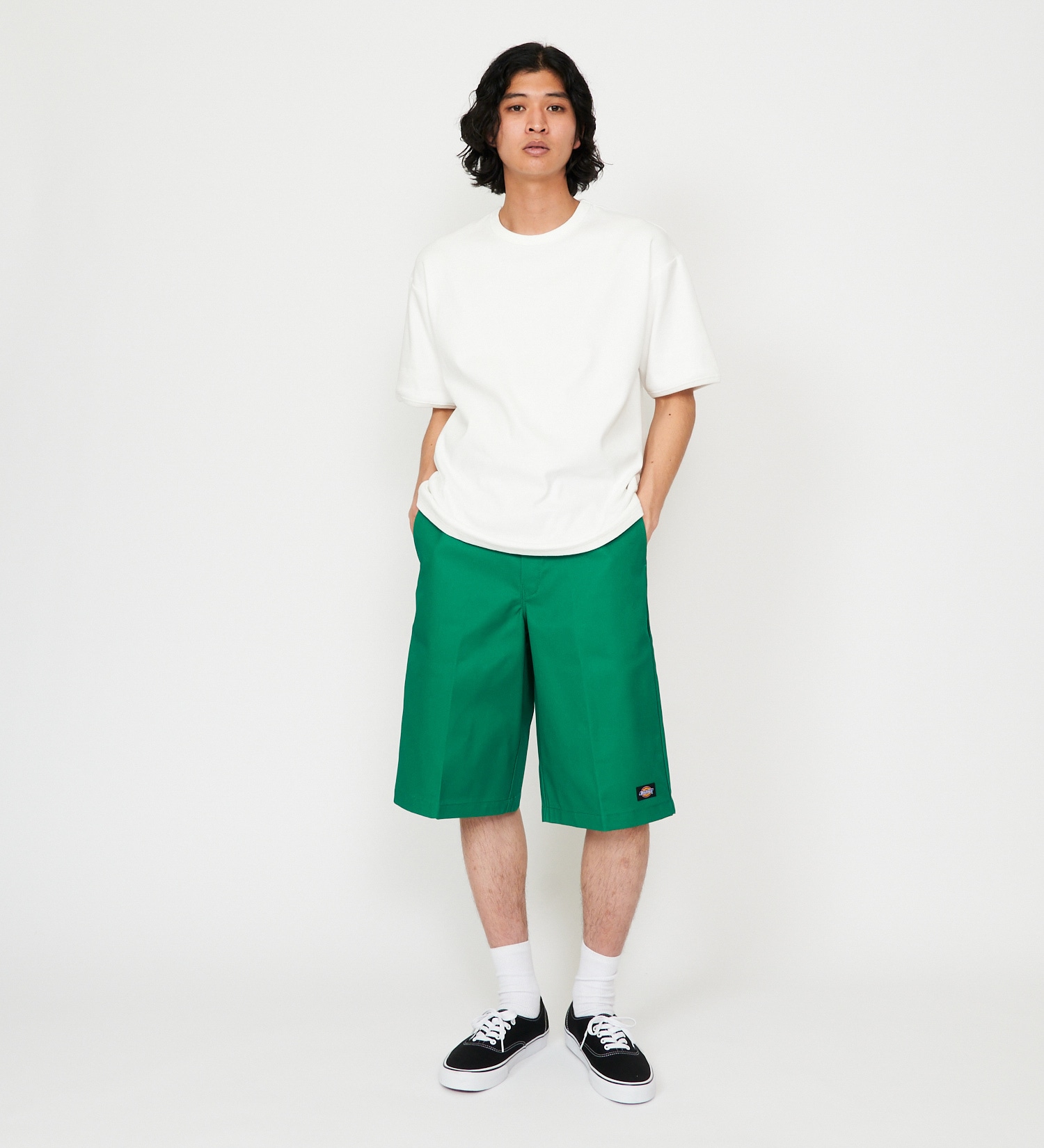 Dickies(ディッキーズ)の【試着対象】13" ワークショーツ ルーズフィット "42283"|//メンズ|グリーン