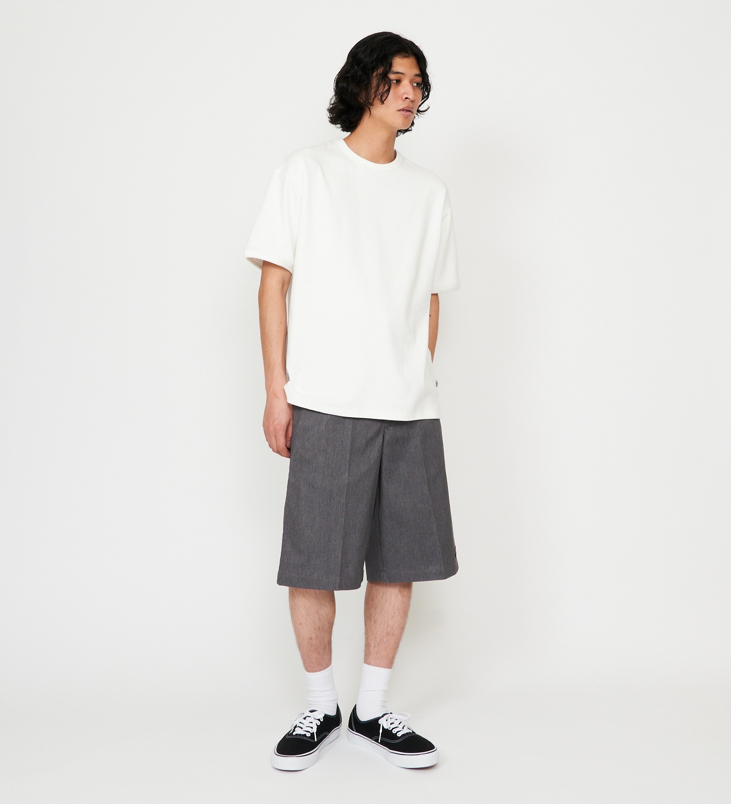 Dickies(ディッキーズ)の【試着対象】13" ワークショーツ ルーズフィット "42283"|//メンズ|ヘザーチャコール