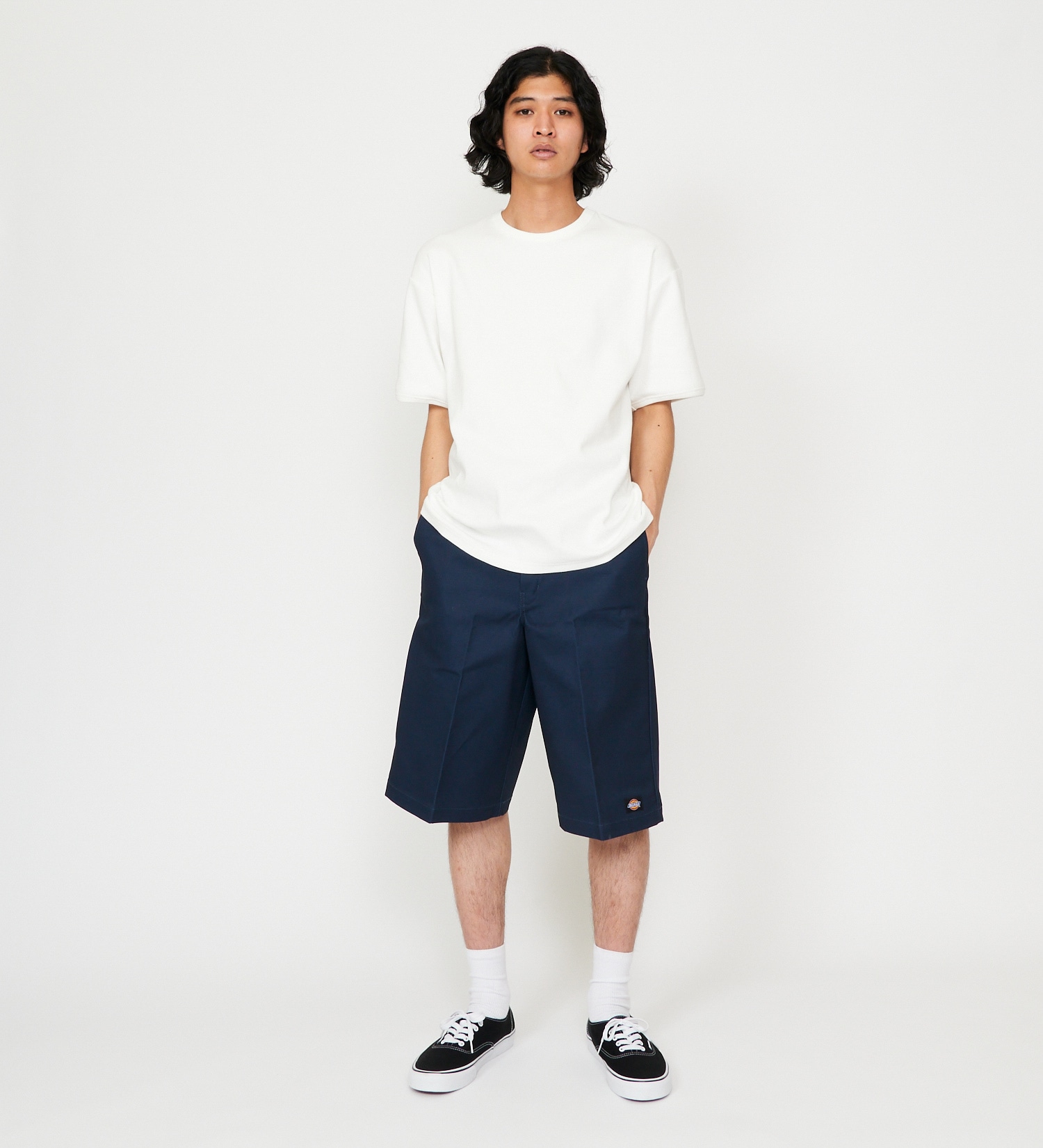 Dickies(ディッキーズ)の【試着対象】13" ワークショーツ ルーズフィット "42283"|//メンズ|ネイビー