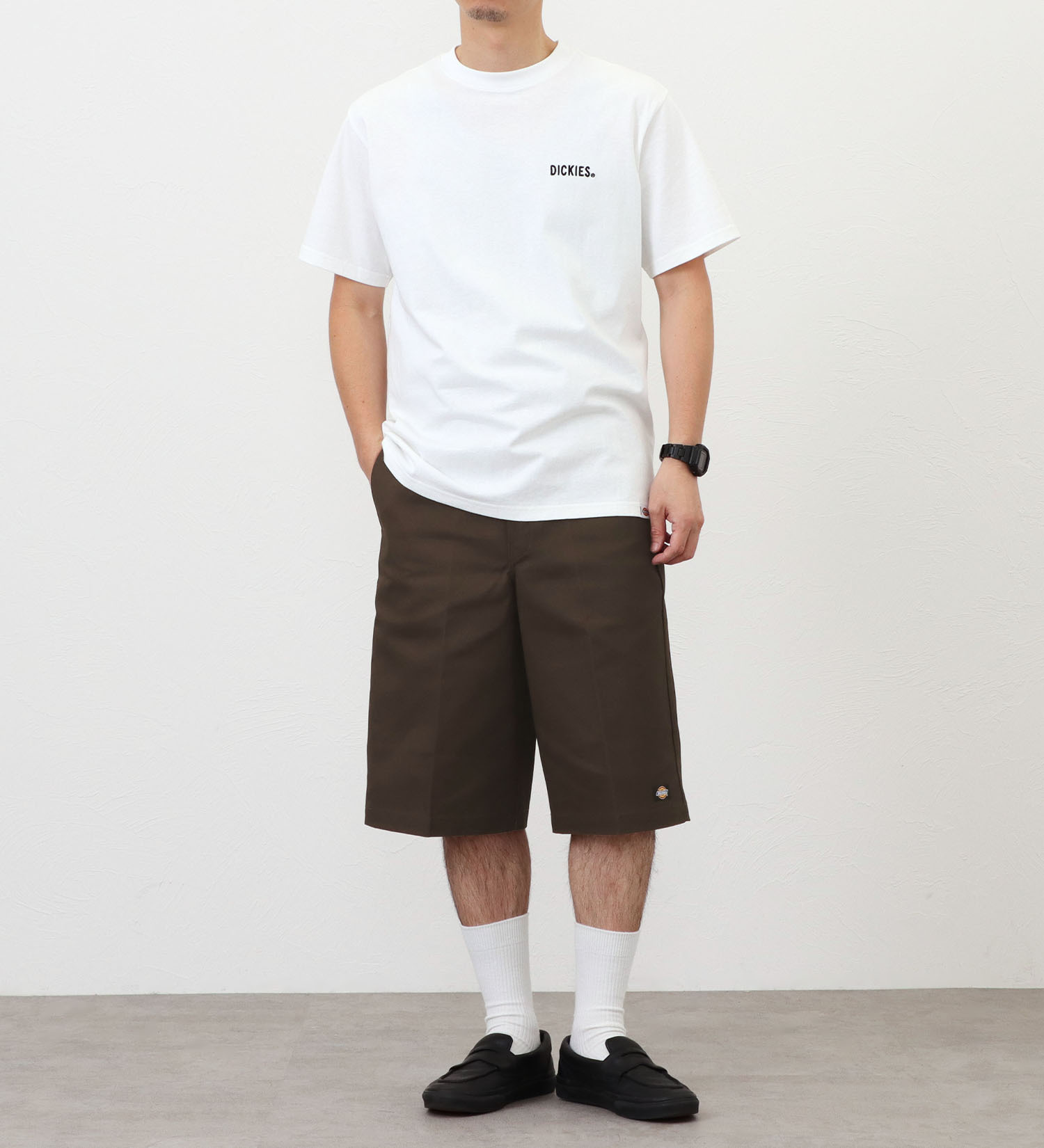 Dickies(ディッキーズ)の【ノベルティ対象】13" ワークショーツ ルーズフィット "42283"|Dickies_ICONS/定番/ショートパンツ/メンズ|ダークブラウン