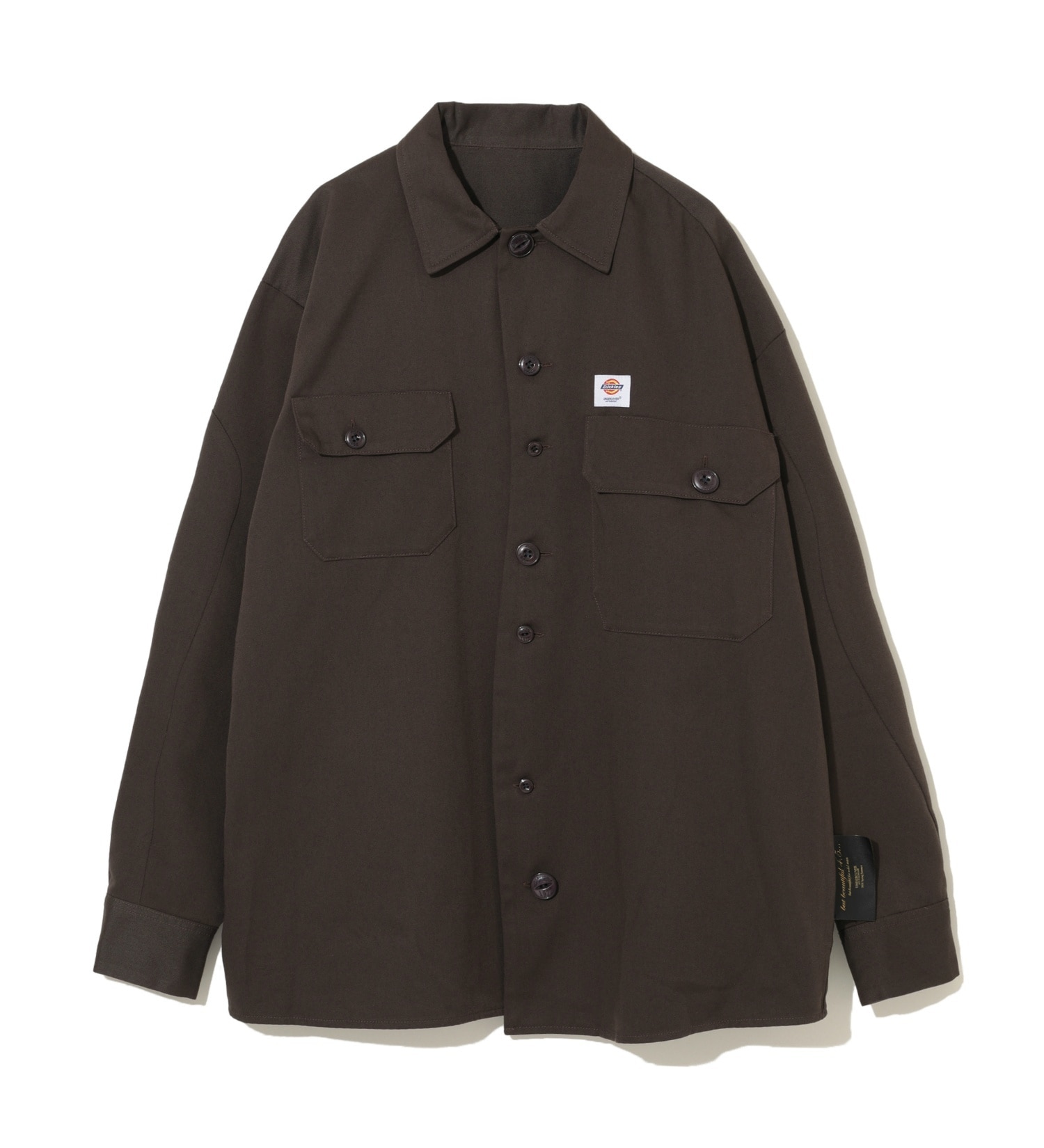Dickies(ディッキーズ)の【Dickies x UNDERCOVER】 Long-Sleeve Work Shirt|トップス/シャツ/ブラウス/メンズ|ダークブラウン