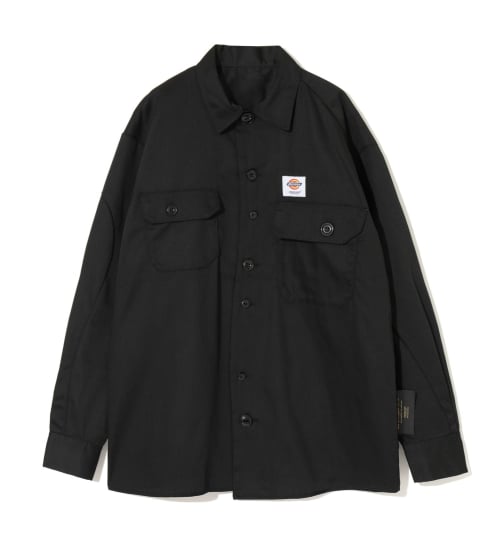Dickies(ディッキーズ)の【Dickies x UNDERCOVER】 Long-Sleeve Work Shirt|トップス/シャツ/ブラウス/メンズ|ブラック