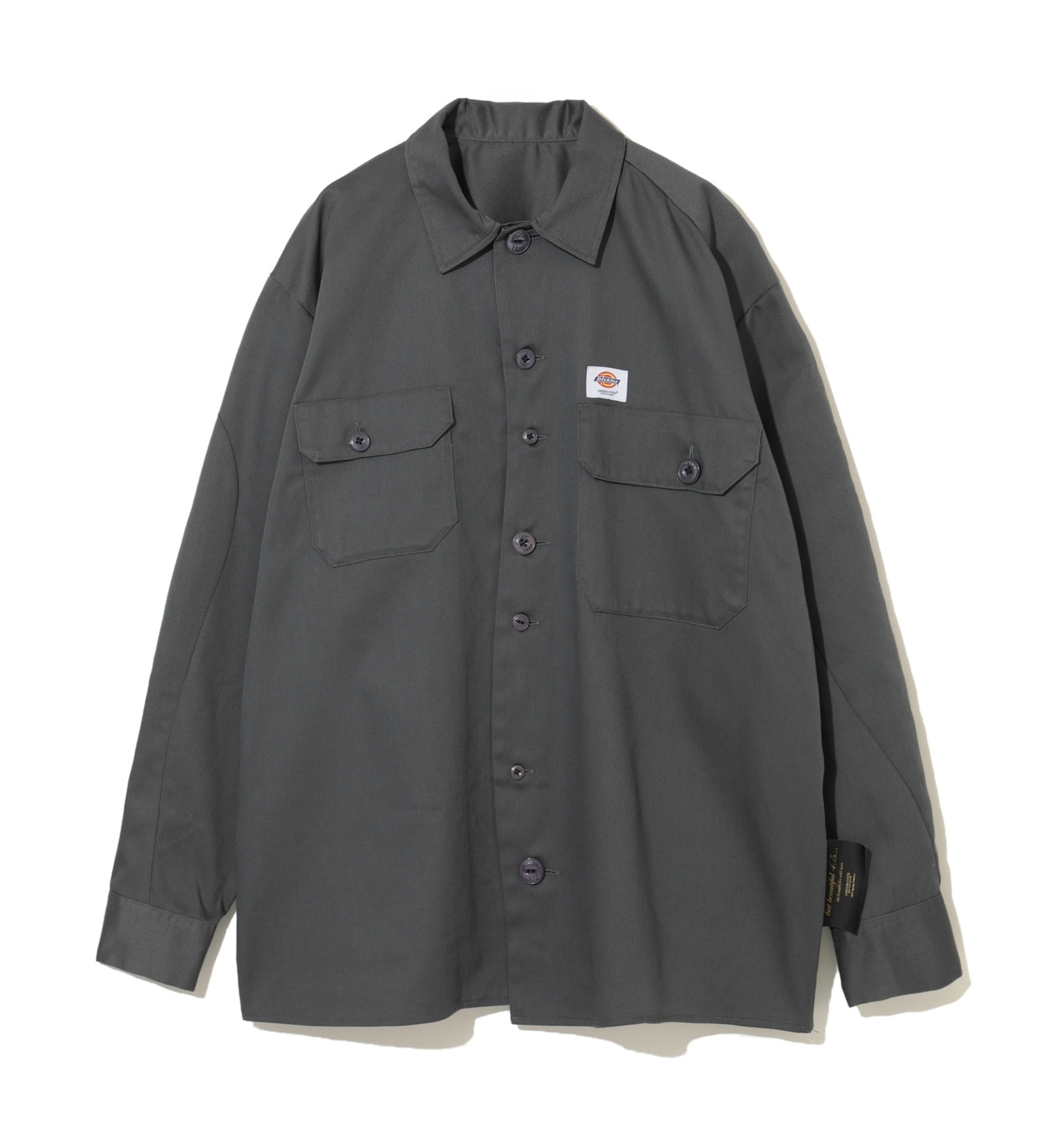 Dickies(ディッキーズ)の【Dickies x UNDERCOVER】 Long-Sleeve Work Shirt|トップス/シャツ/ブラウス/メンズ|チャコールグレー