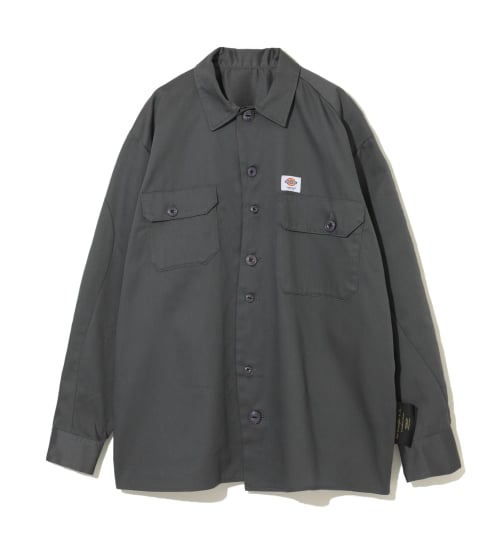 Dickies(ディッキーズ)の【Dickies x UNDERCOVER】 Long-Sleeve Work Shirt|トップス/シャツ/ブラウス/メンズ|チャコールグレー