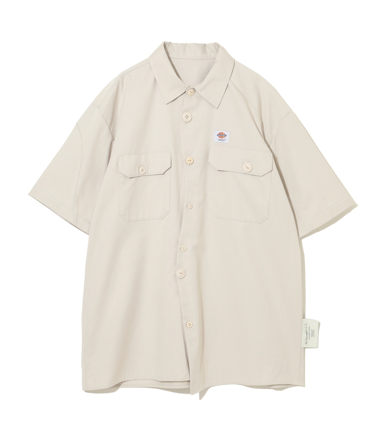 Dickies(ディッキーズ)の【Dickies x UNDERCOVER】 Short-Sleeve Work Shirt|トップス/シャツ/ブラウス/メンズ|ライトベージュ