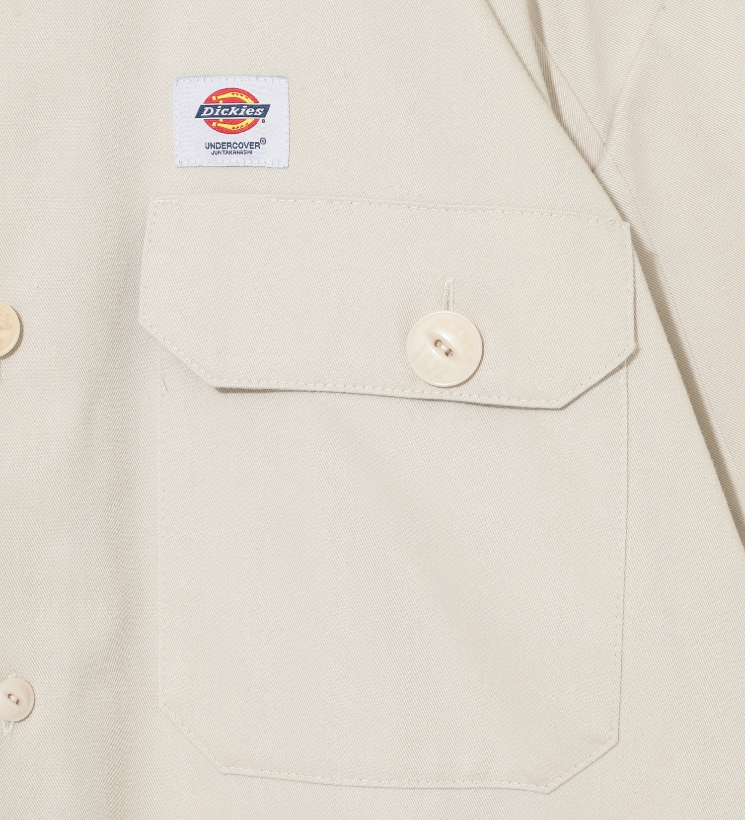 Dickies(ディッキーズ)の【Dickies x UNDERCOVER】 Short-Sleeve Work Shirt|トップス/シャツ/ブラウス/メンズ|ライトベージュ