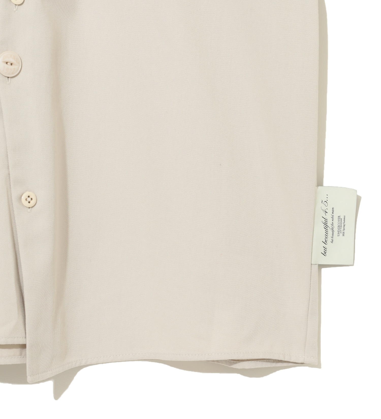 Dickies(ディッキーズ)の【Dickies x UNDERCOVER】 Short-Sleeve Work Shirt|トップス/シャツ/ブラウス/メンズ|ライトベージュ