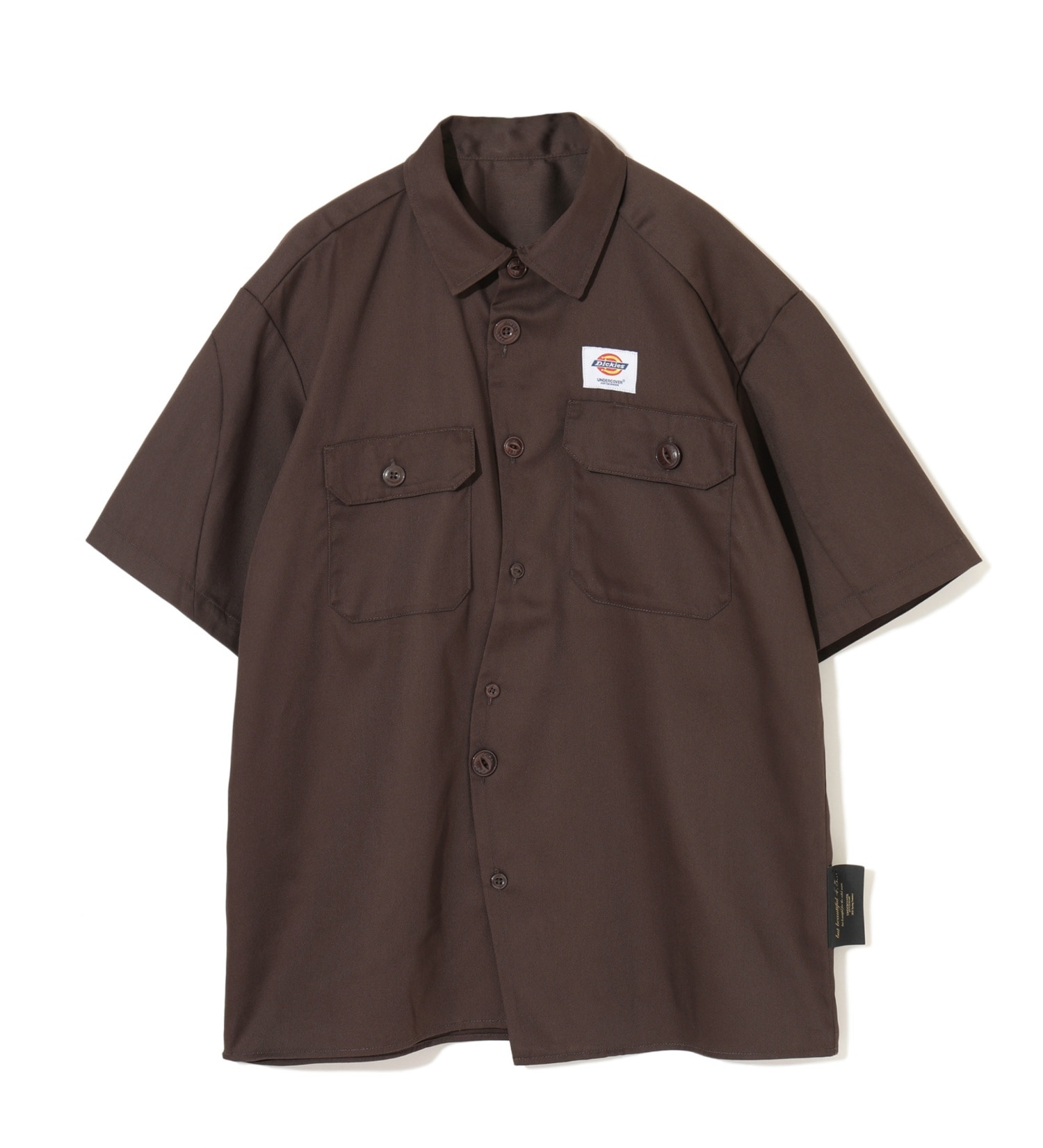 Dickies(ディッキーズ)の【Dickies x UNDERCOVER】 Short-Sleeve Work Shirt|トップス/シャツ/ブラウス/メンズ|ダークブラウン