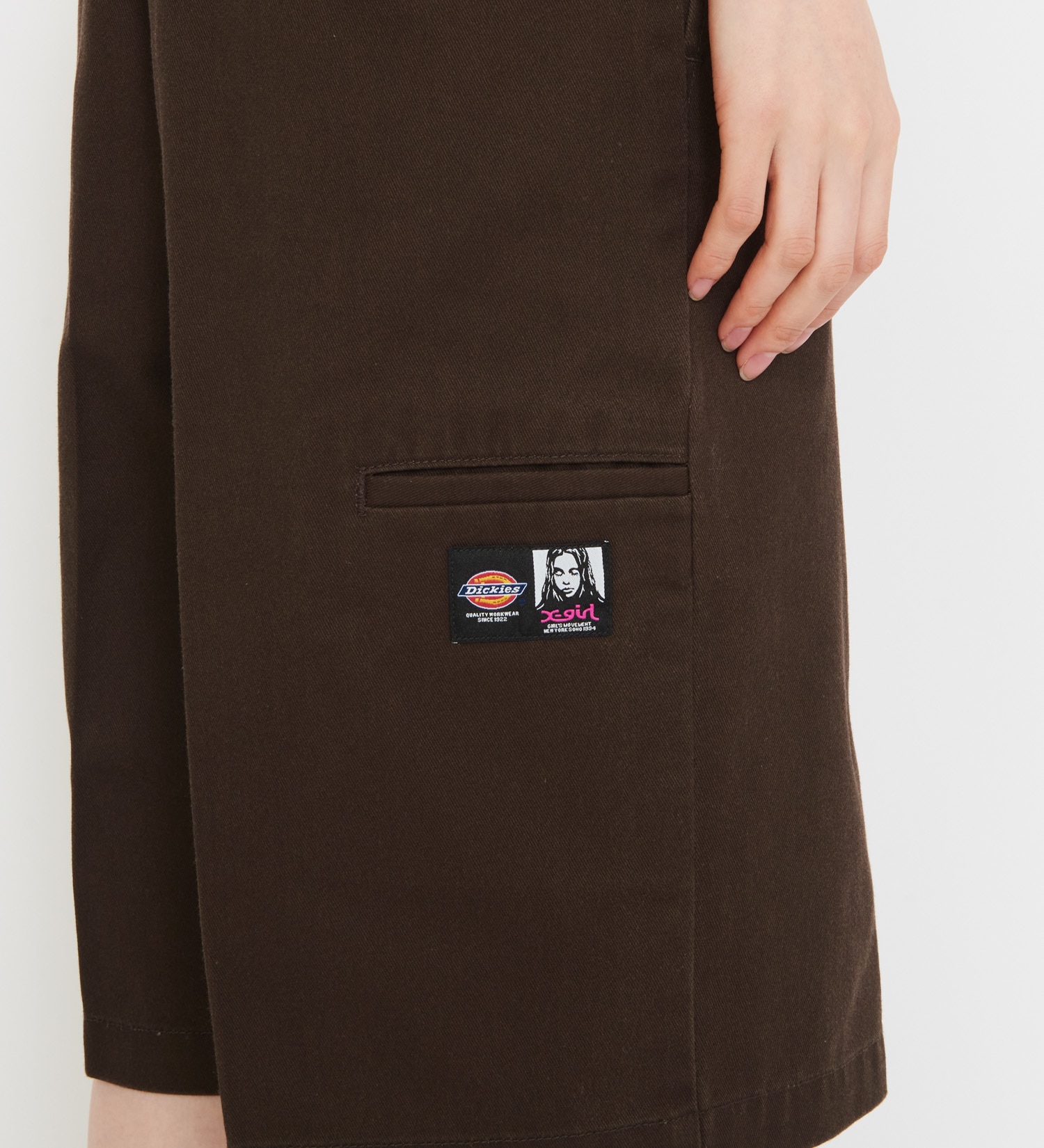 Dickies(ディッキーズ)の【Dickies x X-girl】WASHED WORK SHORTS|パンツ/パンツ/レディース|ダークブラウン