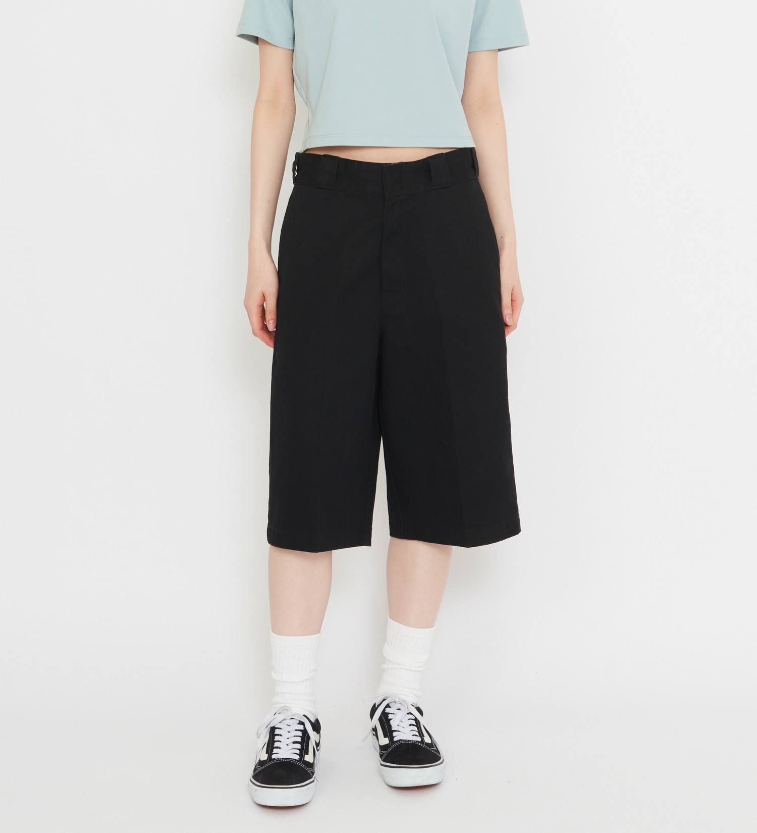 Dickies(ディッキーズ)の【Dickies x X-girl】WASHED WORK SHORTS|パンツ/パンツ/レディース|ブラック