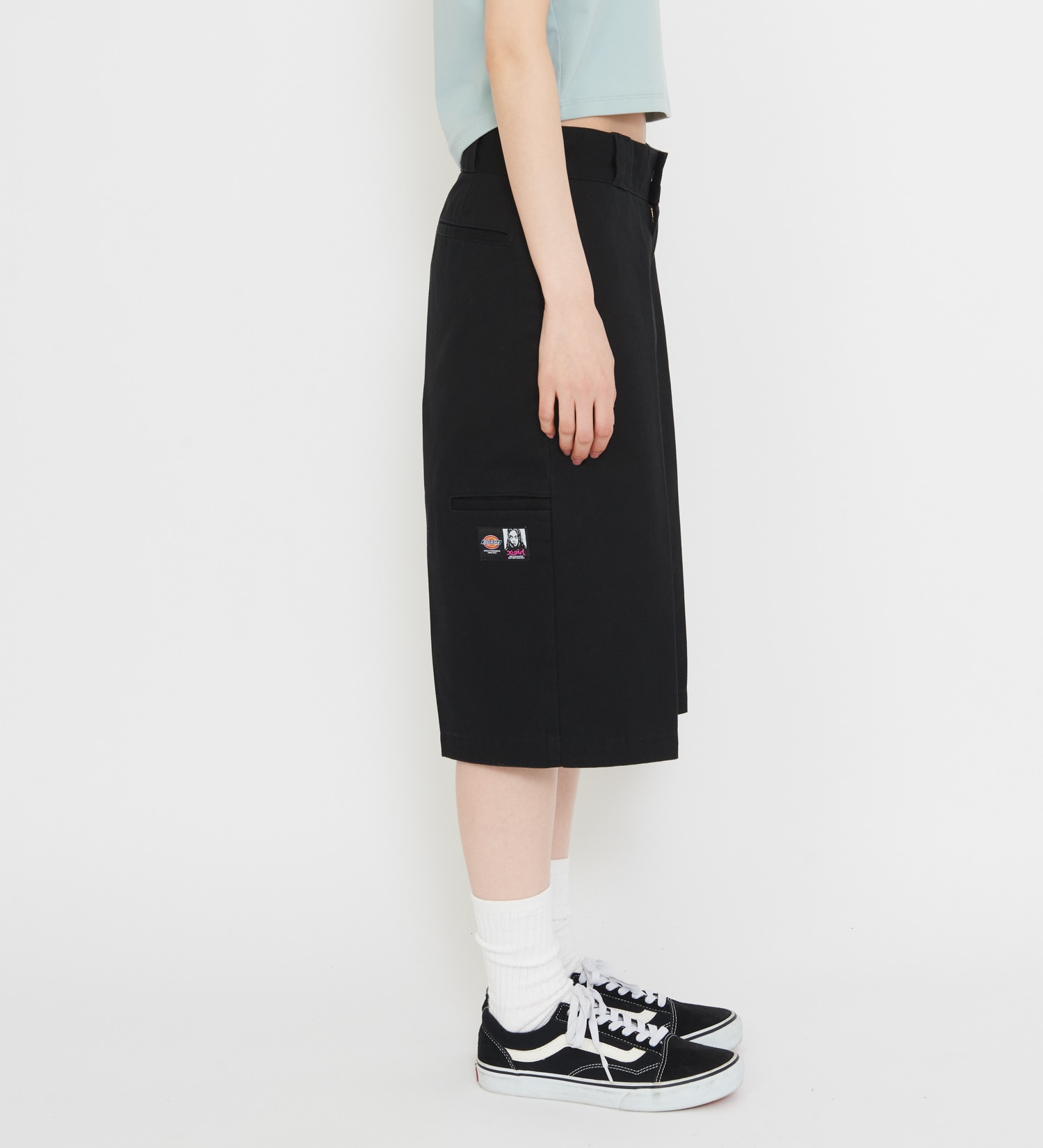 Dickies(ディッキーズ)の【Dickies x X-girl】WASHED WORK SHORTS|パンツ/パンツ/レディース|ブラック