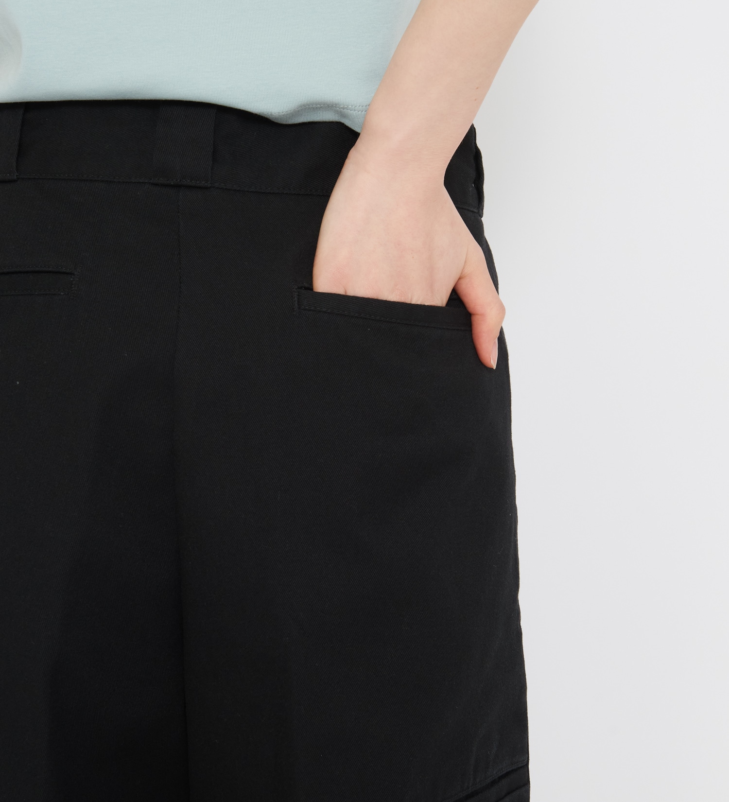 Dickies(ディッキーズ)の【Dickies x X-girl】WASHED WORK SHORTS|パンツ/パンツ/レディース|ブラック