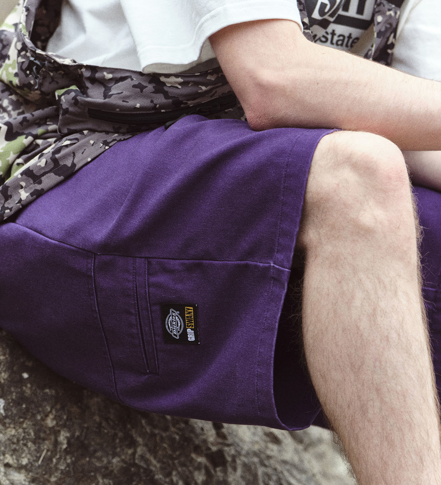 Dickies(ディッキーズ)の【Dickies x GRIPSWANY】EASY DOUBLE HIP WORK SHORTS|パンツ/パンツ/メンズ|パープル