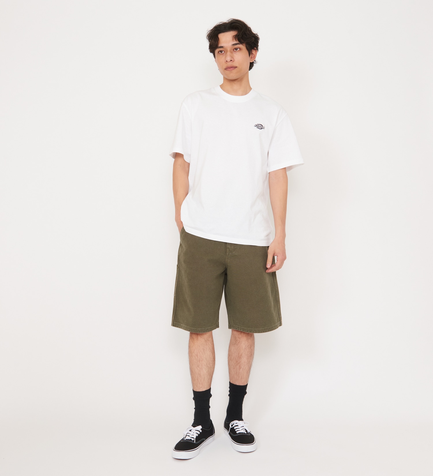 Dickies(ディッキーズ)の【ポイントアップ対象】【Dickies x GORO NAKATSUGAWA】Baggy Painte Shorts 56|パンツ/パンツ/メンズ|オリーブ