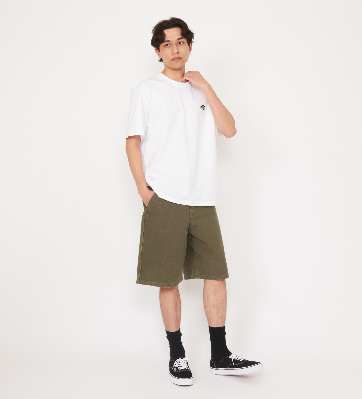Dickies(ディッキーズ)の【ポイントアップ対象】【Dickies x GORO NAKATSUGAWA】Baggy Painte Shorts 56|パンツ/パンツ/メンズ|オリーブ