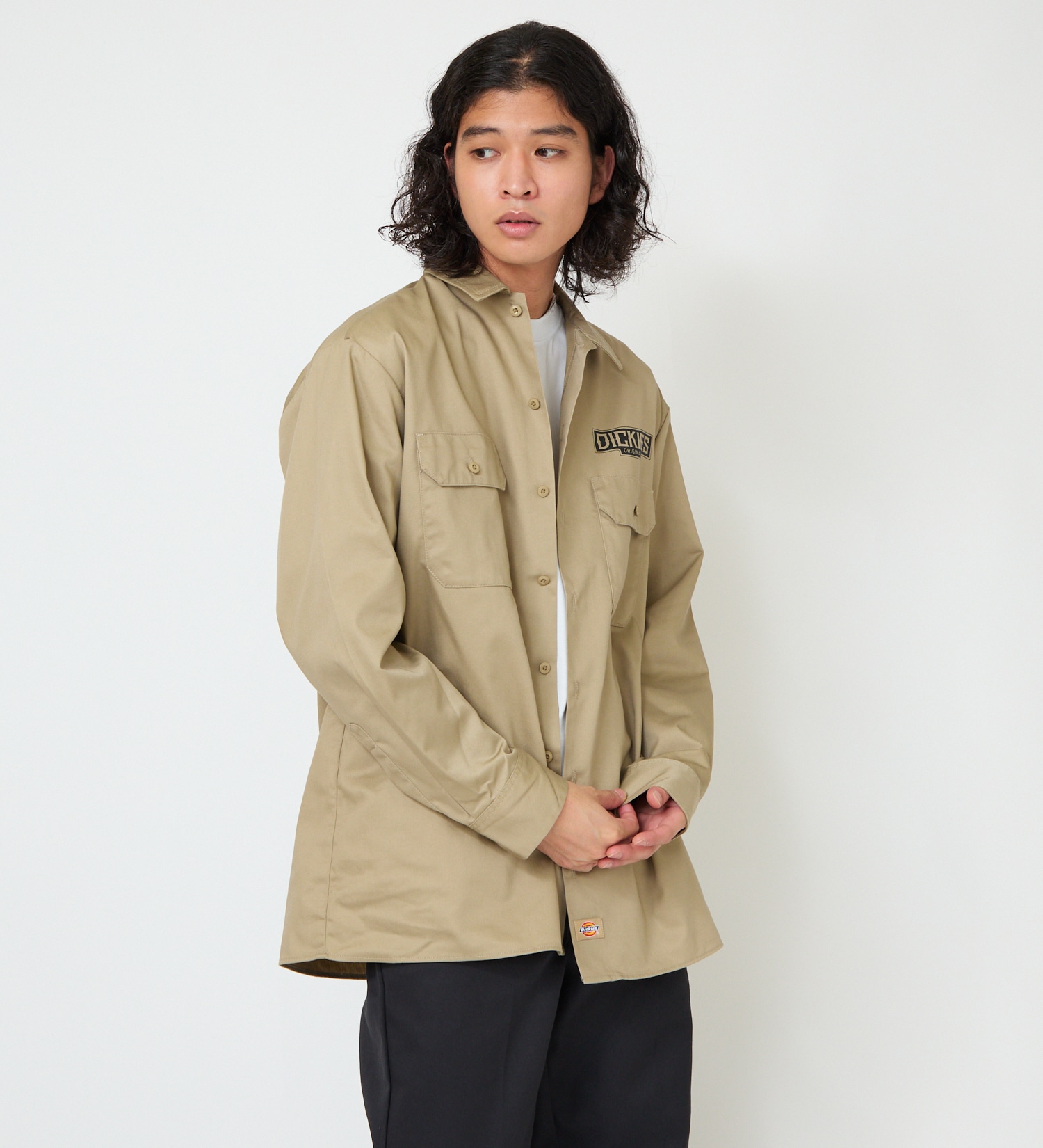 Dickies(ディッキーズ)のDickies x YAMAKI MAKOTO 574ワークシャツ|トップス/シャツ/ブラウス/メンズ|カーキ
