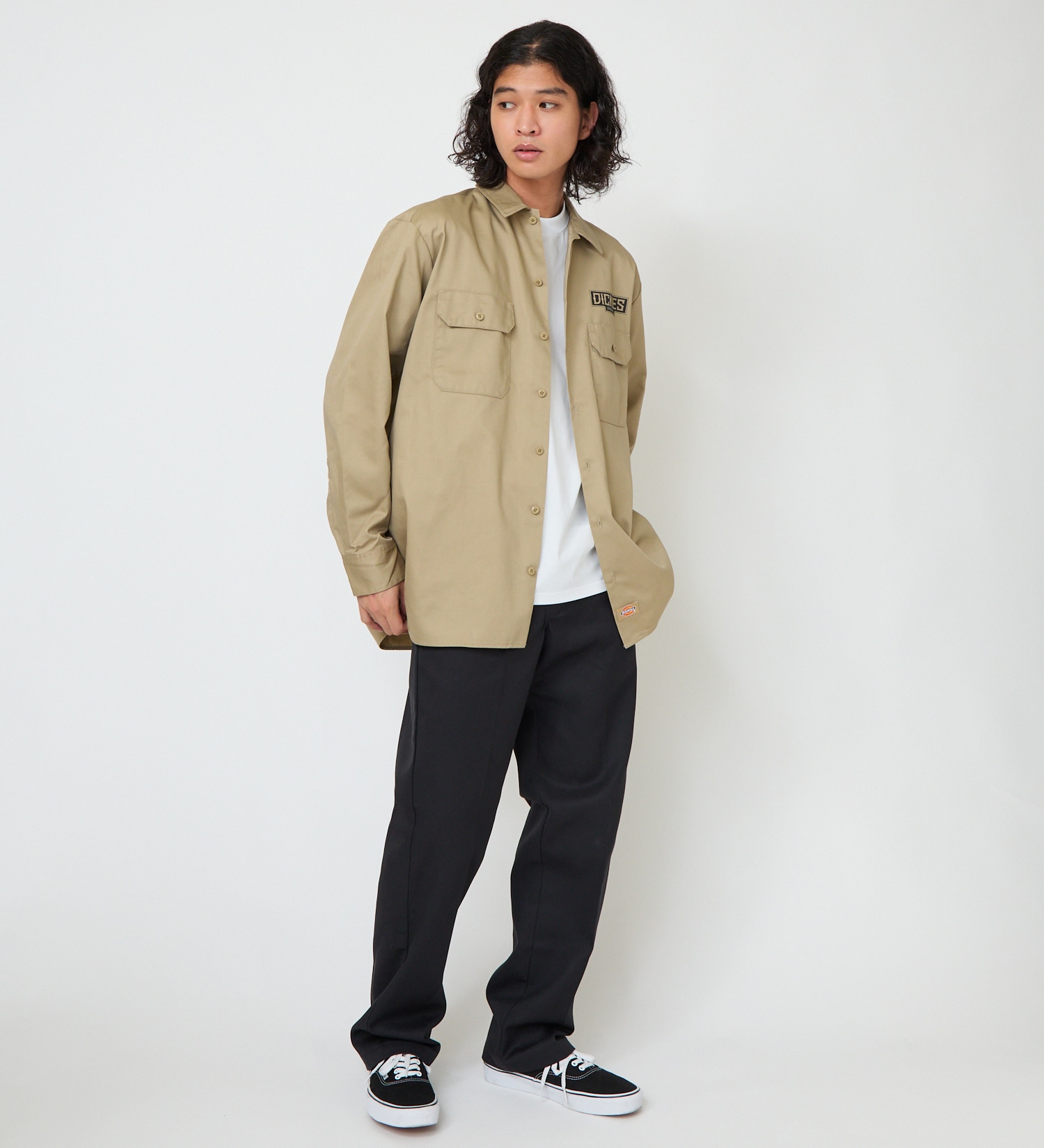 Dickies(ディッキーズ)のDickies x YAMAKI MAKOTO 574ワークシャツ|トップス/シャツ/ブラウス/メンズ|カーキ