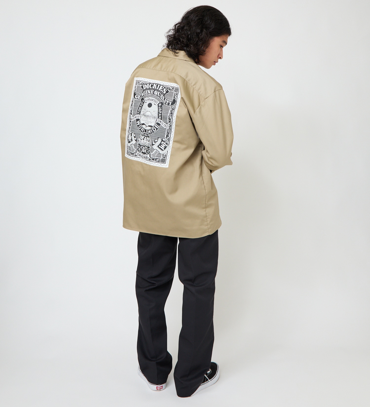 Dickies(ディッキーズ)のDickies x YAMAKI MAKOTO 574ワークシャツ|トップス/シャツ/ブラウス/メンズ|カーキ