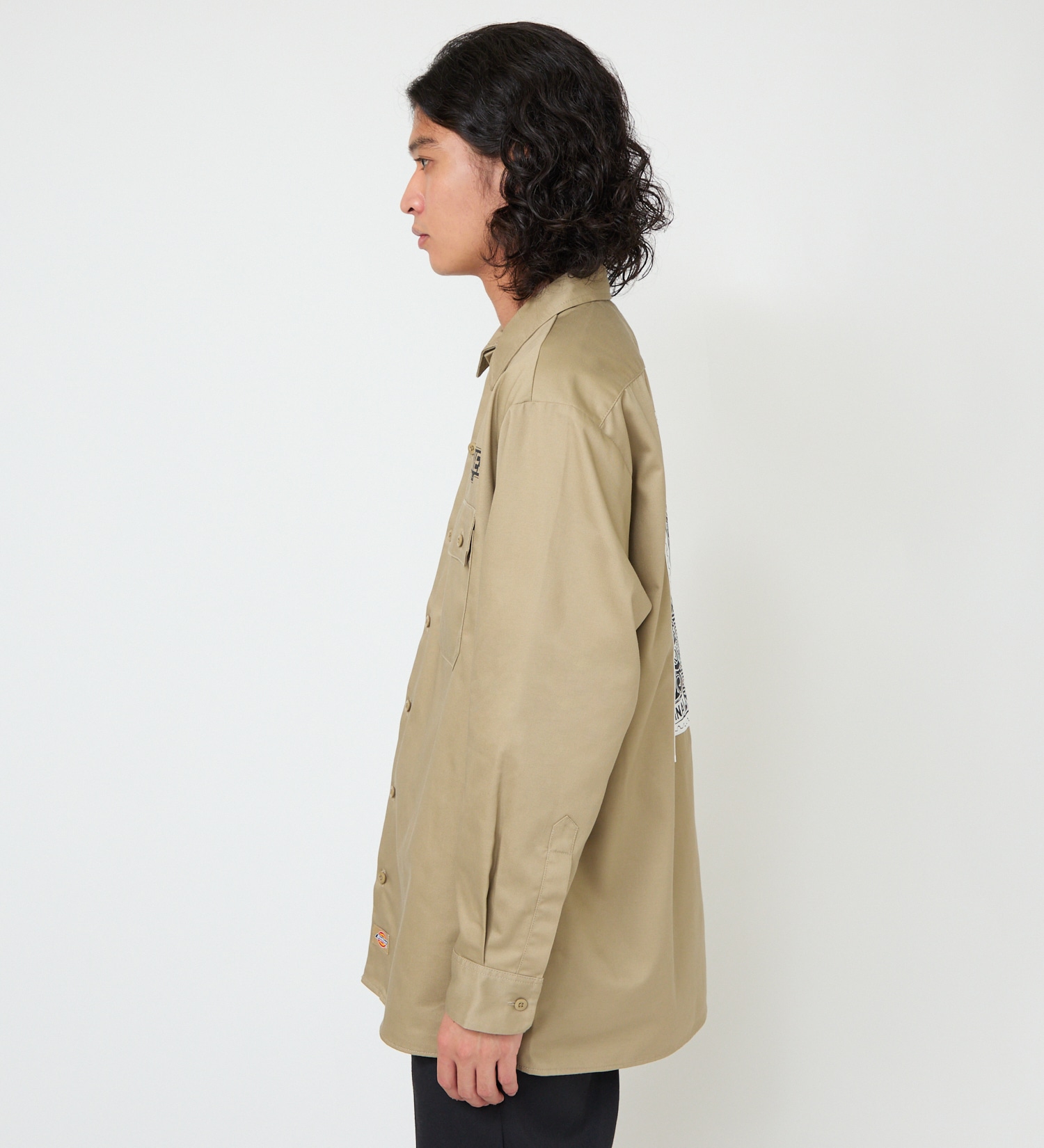 Dickies(ディッキーズ)のDickies x YAMAKI MAKOTO 574ワークシャツ|トップス/シャツ/ブラウス/メンズ|カーキ