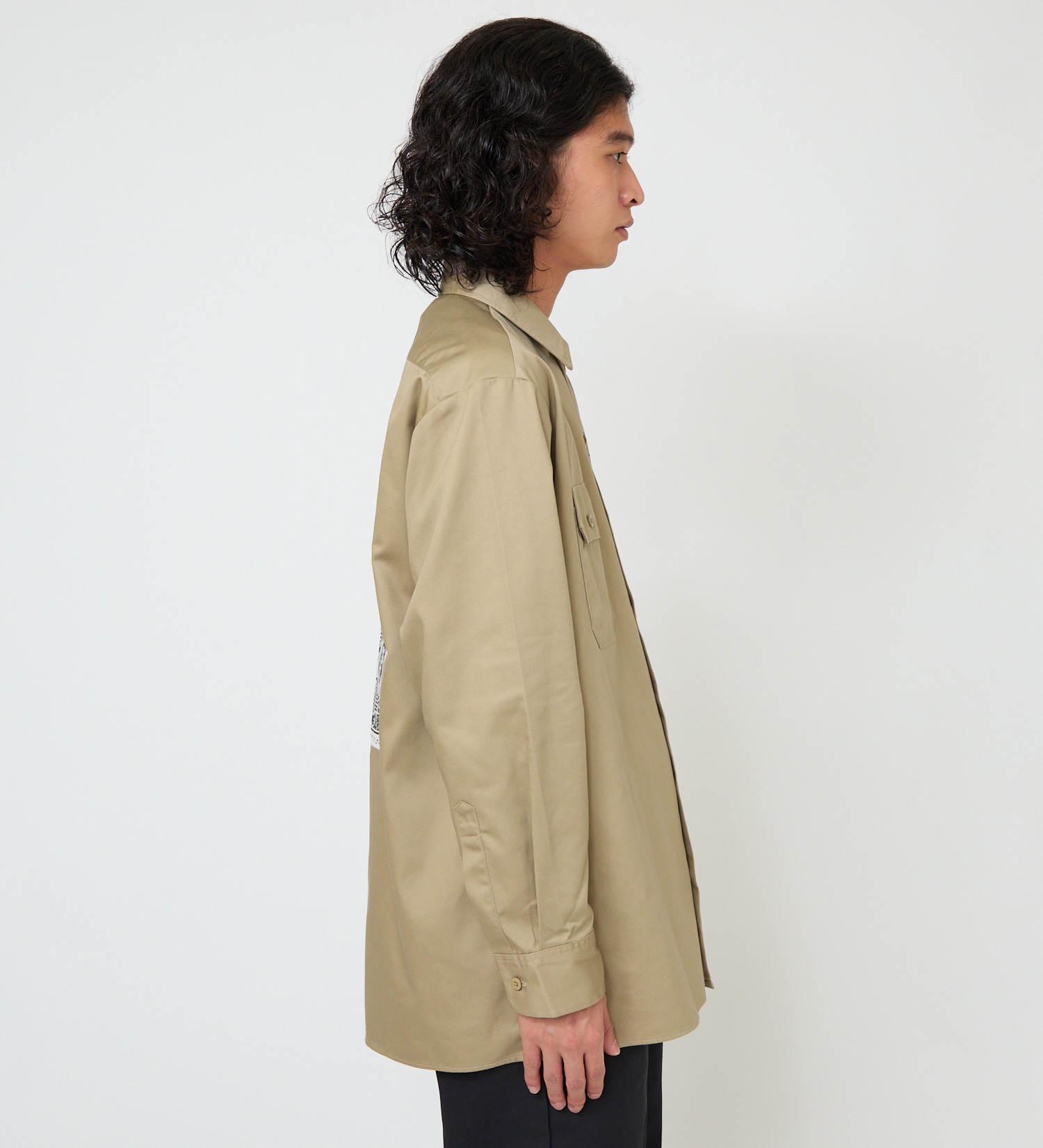 Dickies(ディッキーズ)のDickies x YAMAKI MAKOTO 574ワークシャツ|トップス/シャツ/ブラウス/メンズ|カーキ