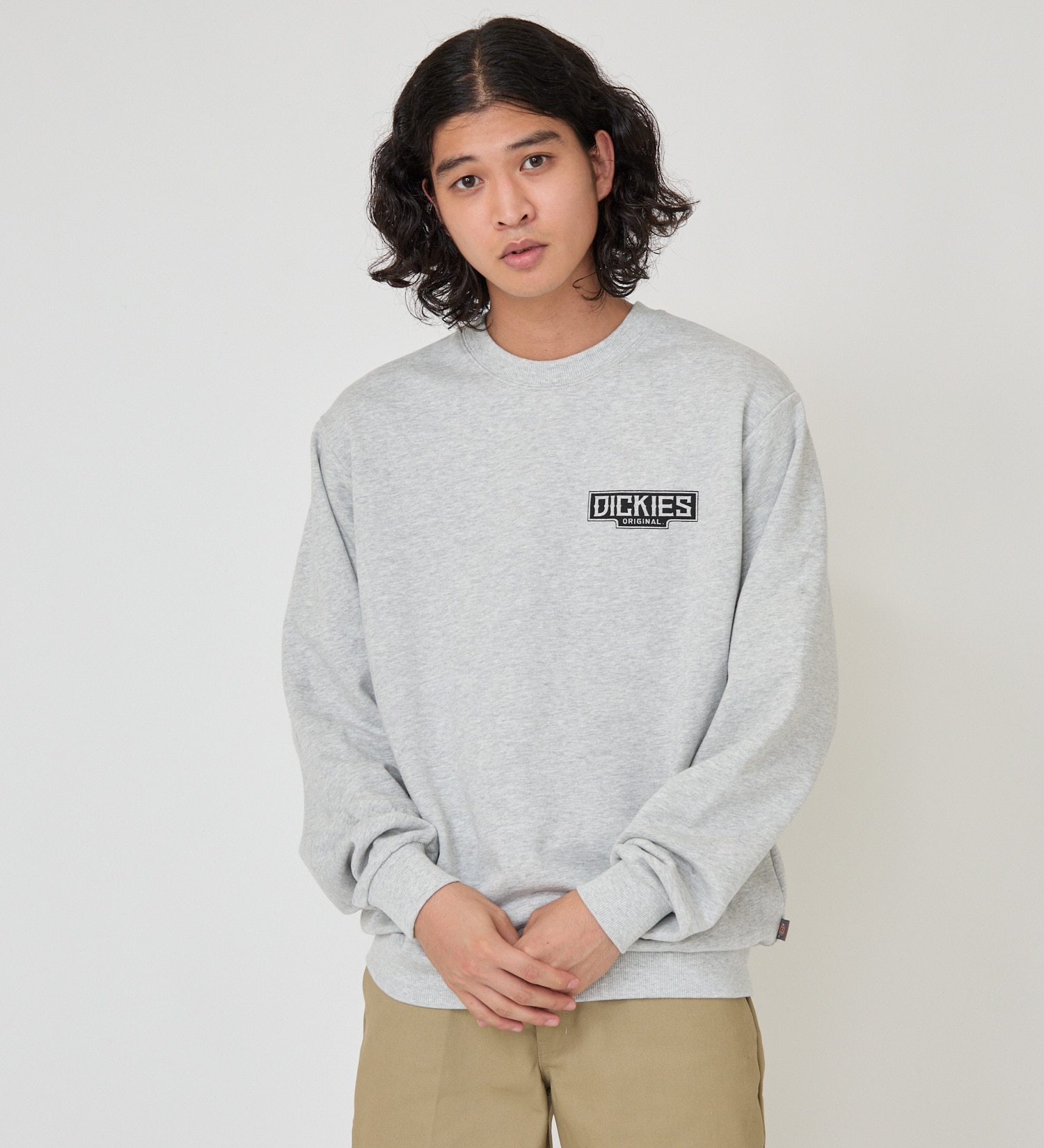 Dickies(ディッキーズ)のDickies x YAMAKI MAKOTO スウェットクルー|トップス/スウェット/メンズ|ヘザ－グレー