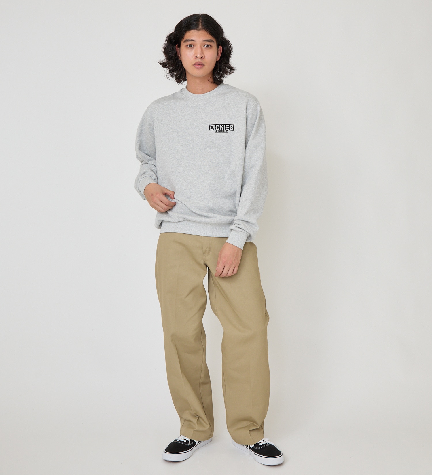 Dickies(ディッキーズ)のDickies x YAMAKI MAKOTO スウェットクルー|トップス/スウェット/メンズ|ヘザ－グレー