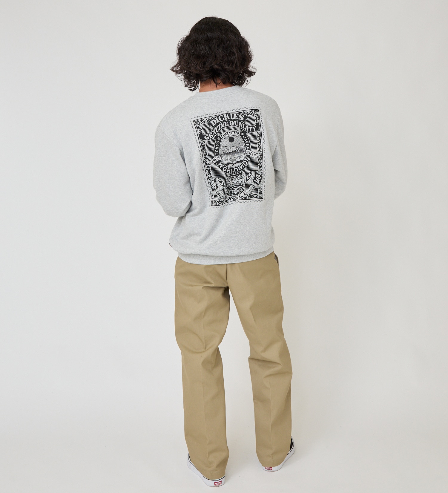 Dickies(ディッキーズ)のDickies x YAMAKI MAKOTO スウェットクルー|トップス/スウェット/メンズ|ヘザ－グレー