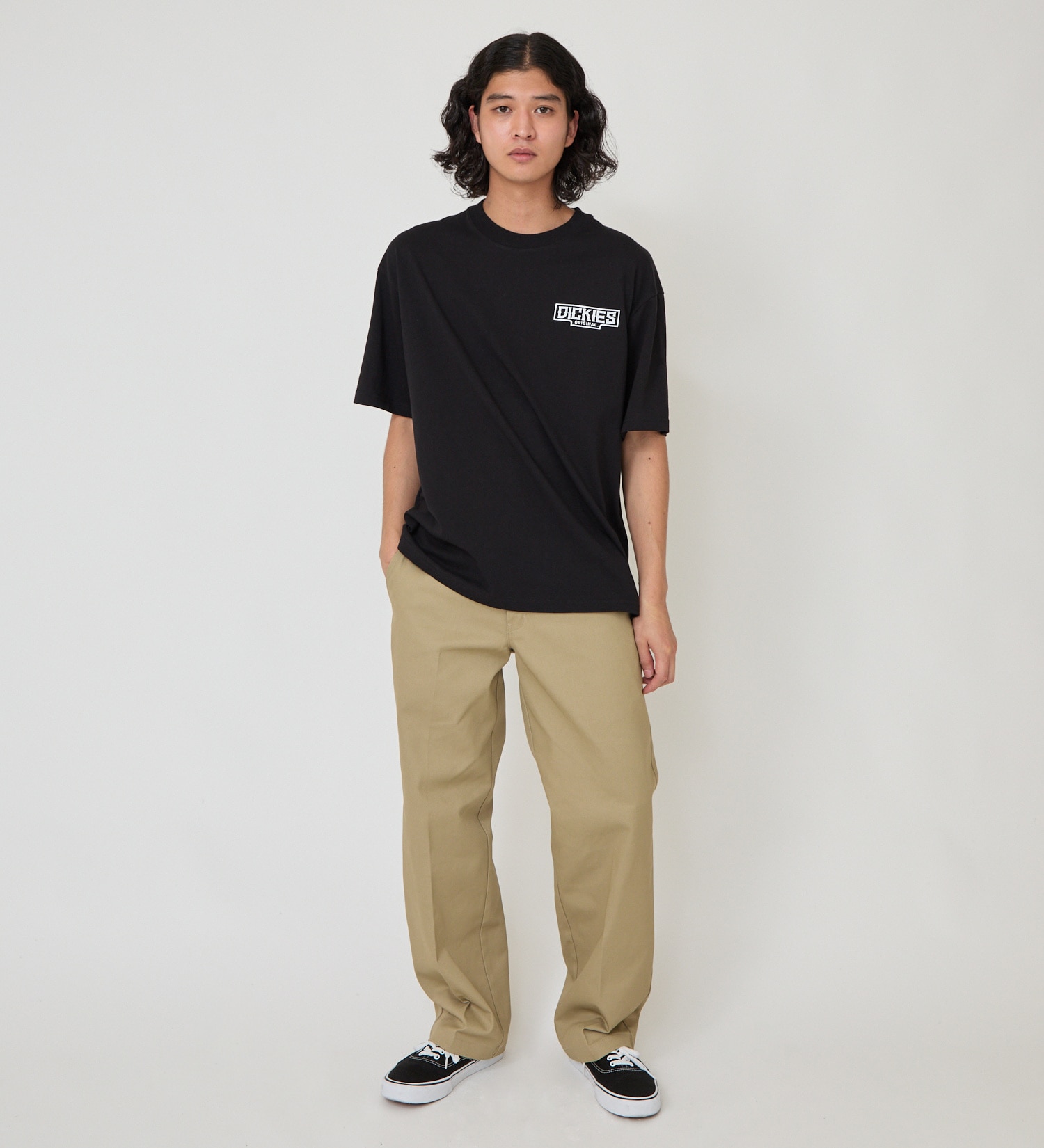Dickies(ディッキーズ)のDickies x YAMAKI MAKOTO プリントTシャツ|トップス/Tシャツ/カットソー/メンズ|ブラック