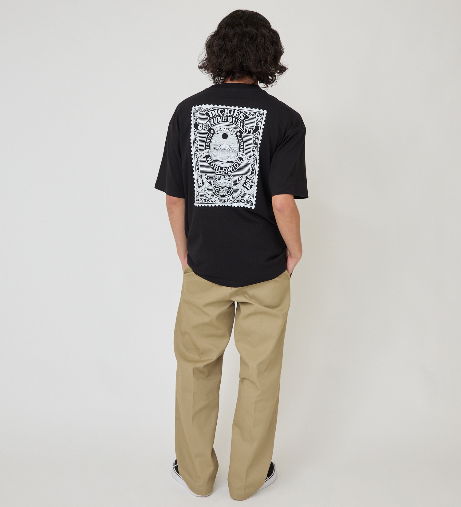 Dickies(ディッキーズ)のDickies x YAMAKI MAKOTO プリントTシャツ|トップス/Tシャツ/カットソー/メンズ|ブラック