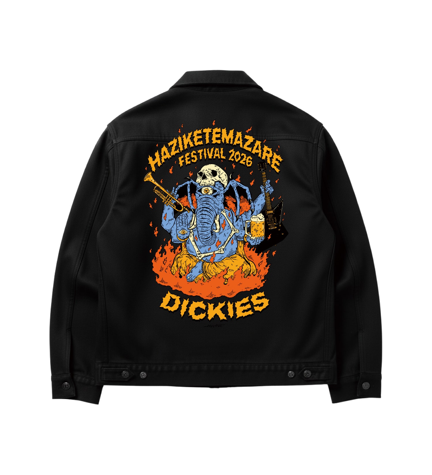 Dickies(ディッキーズ)の【予約】【Dickies x ハジマザ】アイゼンハワージャケット|ジャケット/アウター/その他アウター/メンズ|ブラック