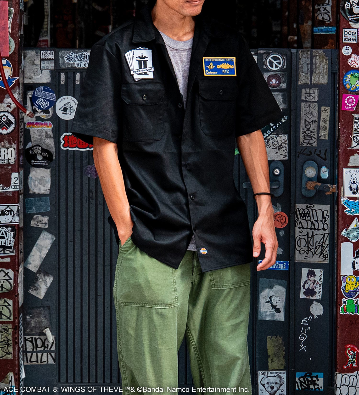 予約】【DICKIES x ACE COMBAT】ワークシャツ|Dickies|ディッキーズ