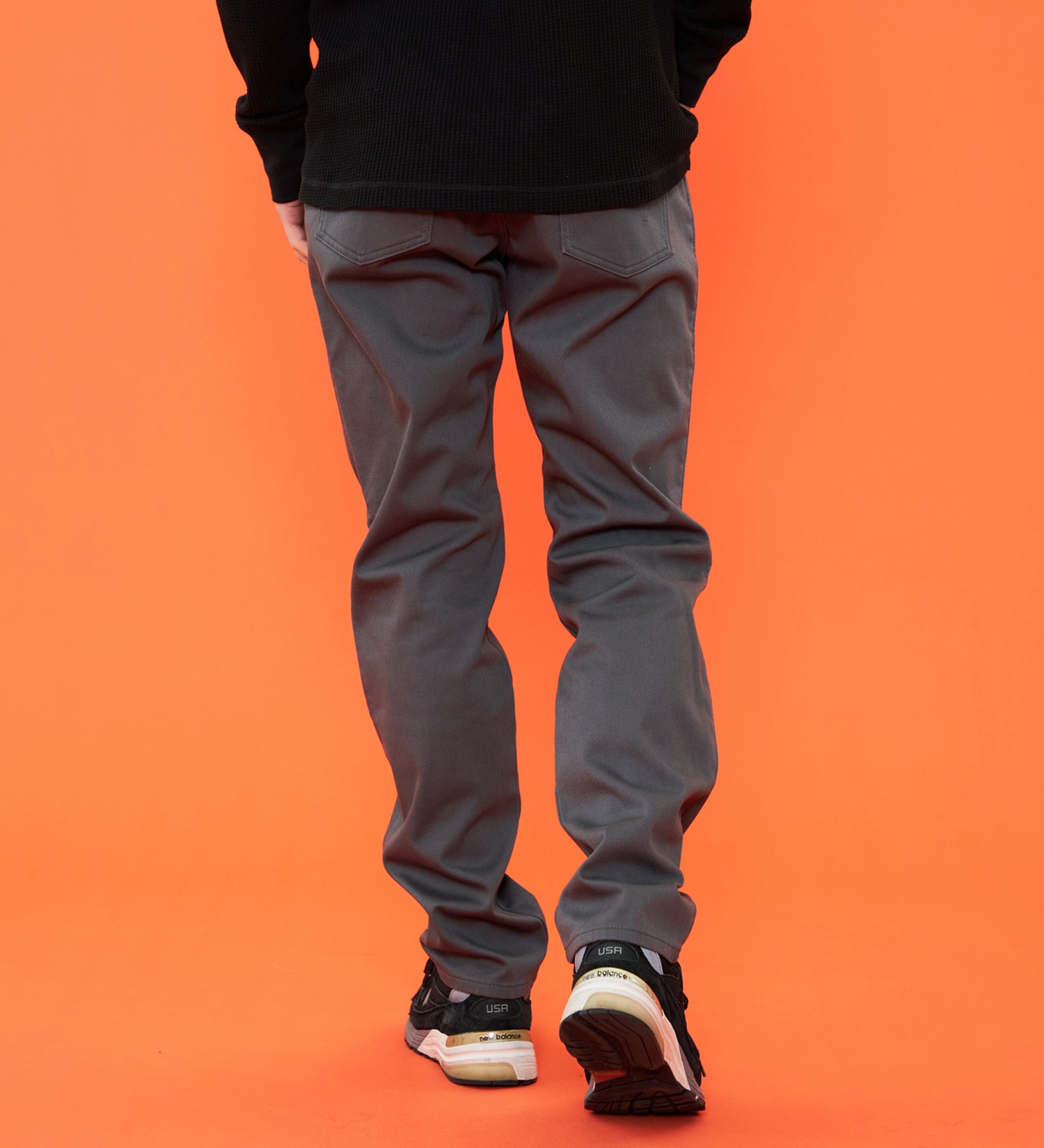 EDWIN(エドウイン)の【予約P】【大きいサイズ】【冬用】WILD FIRE レギュラーストレート デニムパンツ ジーンズ 暖パンツ 三層構造 保温 防風【暖】|パンツ/パンツ/メンズ|チャコールグレー