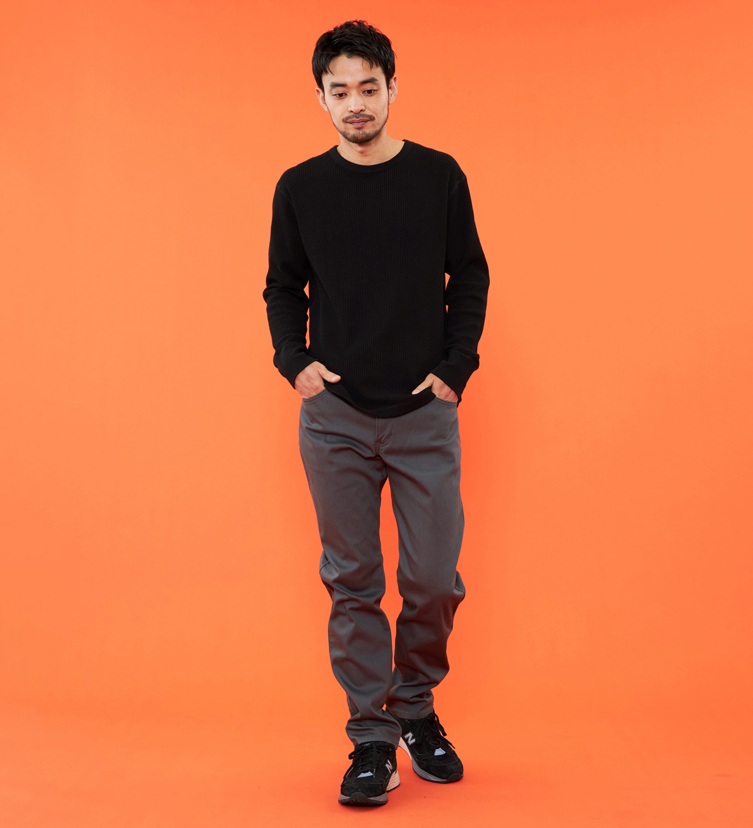 EDWIN(エドウイン)の【予約P】【大きいサイズ】【冬用】WILD FIRE レギュラーストレート デニムパンツ ジーンズ 暖パンツ 三層構造 保温 防風【暖】|パンツ/パンツ/メンズ|チャコールグレー