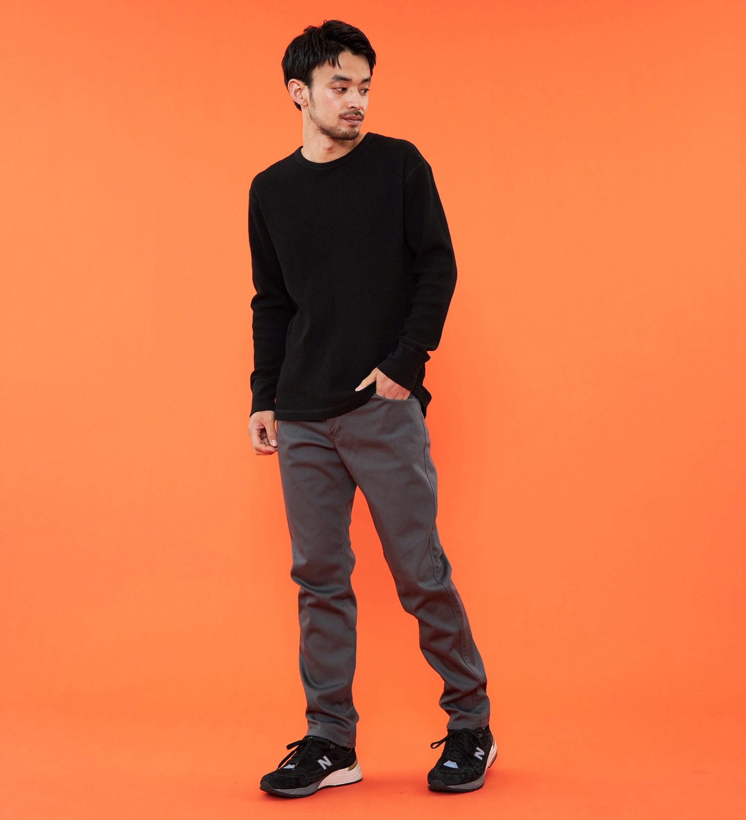 EDWIN(エドウイン)の【予約P】【大きいサイズ】【冬用】WILD FIRE レギュラーストレート デニムパンツ ジーンズ 暖パンツ 三層構造 保温 防風【暖】|パンツ/パンツ/メンズ|チャコールグレー