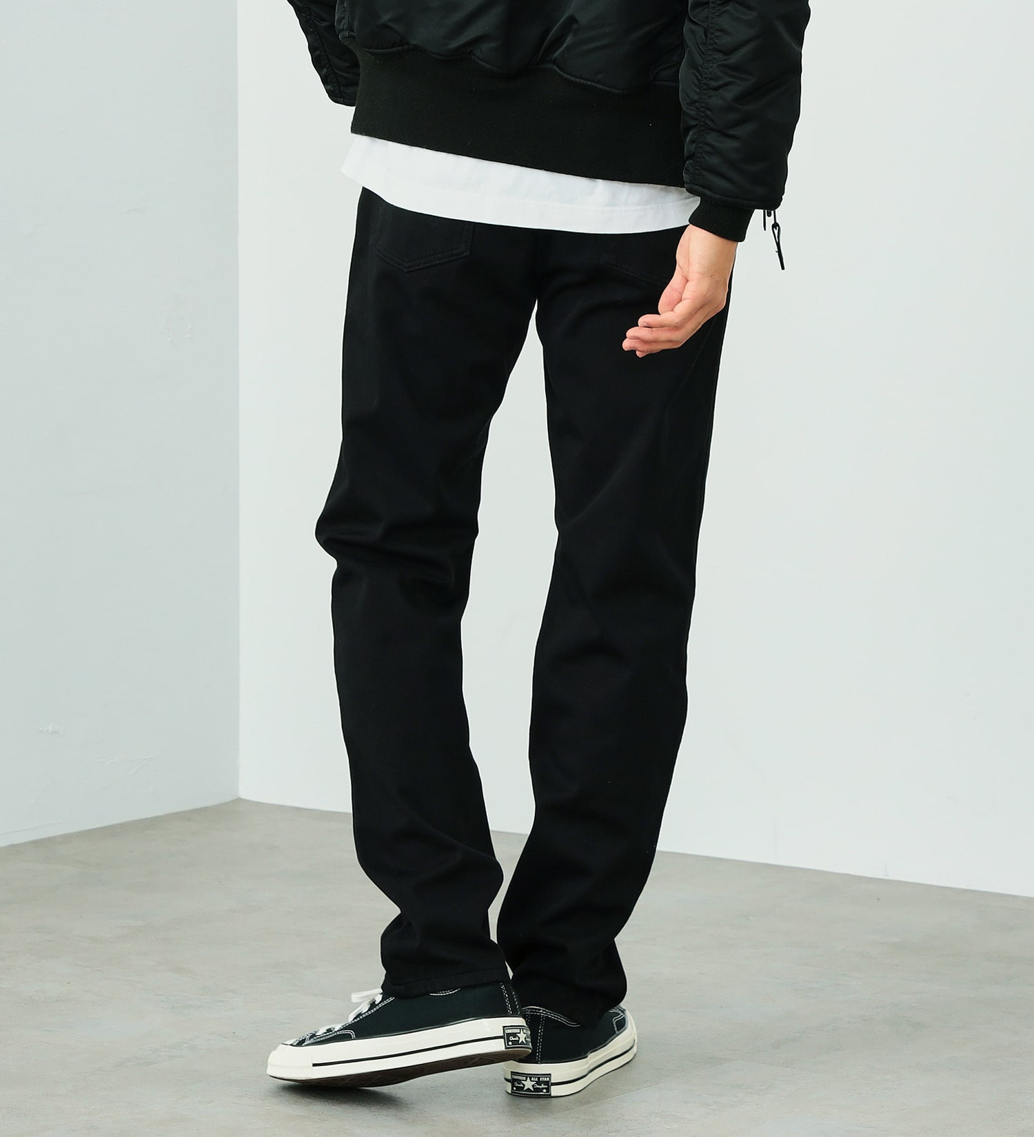 EDWIN(エドウイン)の【先行SALE】暖かムレない快適 3層構造 EDWIN WILD FIRE レギュラーストレートパンツ【暖】|パンツ/デニムパンツ/メンズ|ブラック