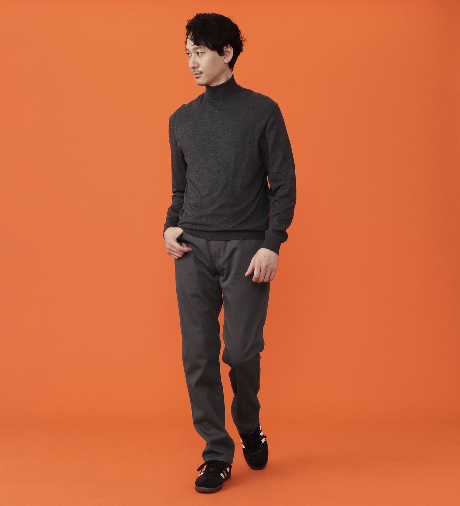 EDWIN(エドウイン)の【予約P】WILD FIRE レギュラーストレート デニムパンツ【暖/三層構造/保温/防風/冬用】|パンツ/パンツ/メンズ|チャコールグレー