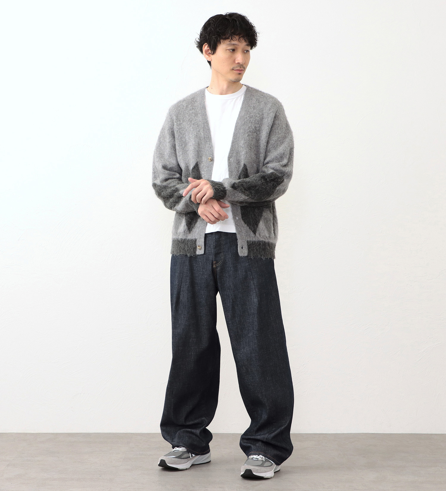 EDWIN(エドウイン)の【試着対象】RE:STANDAR フレームデニムパンツ|パンツ/デニム / ジーンズパンツ/メンズ|インディゴブルー