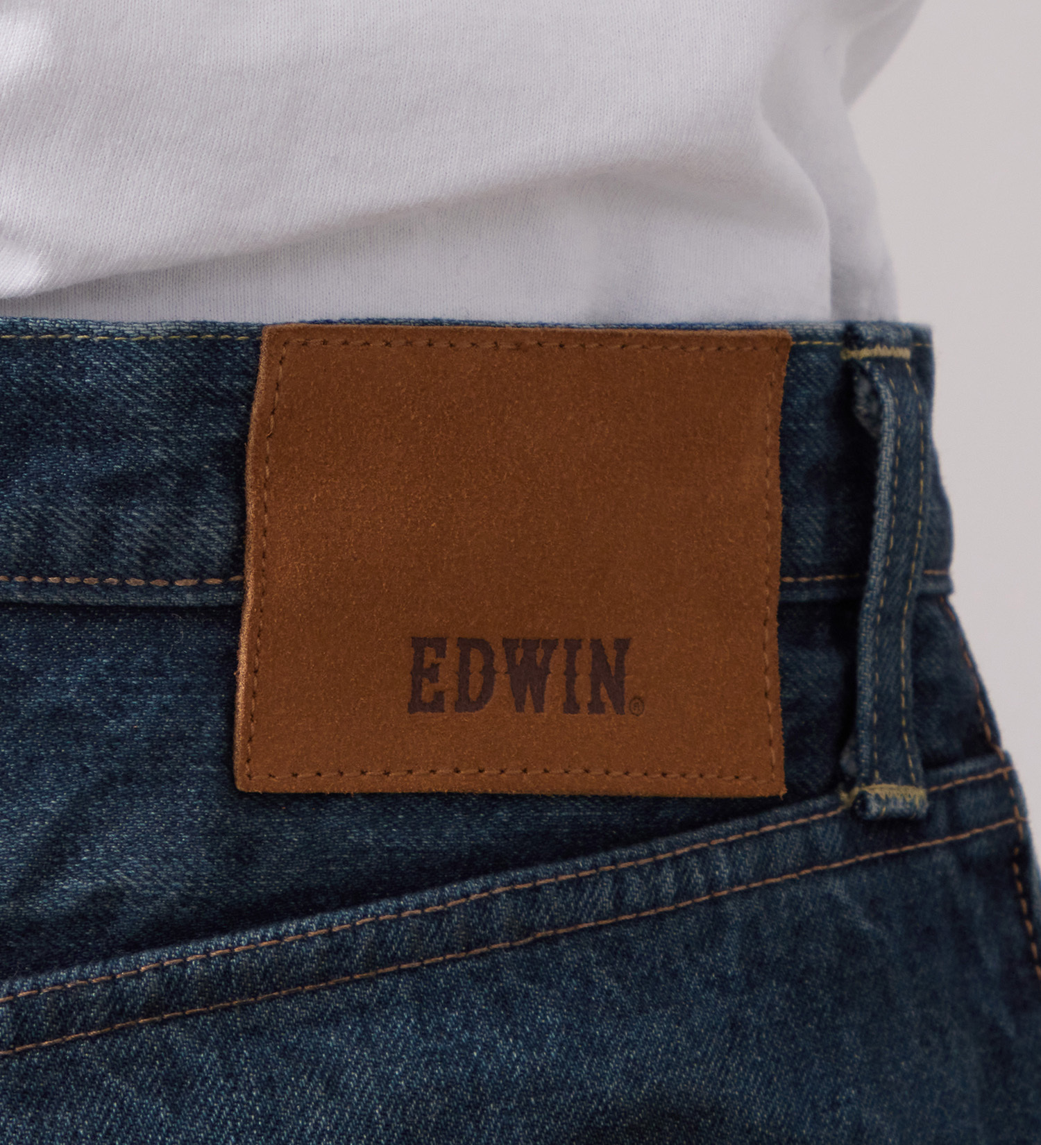 EDWIN(エドウイン)の【試着対象】RE:STANDAR フレームデニムパンツ|パンツ/デニム / ジーンズパンツ/メンズ|濃色ブルー