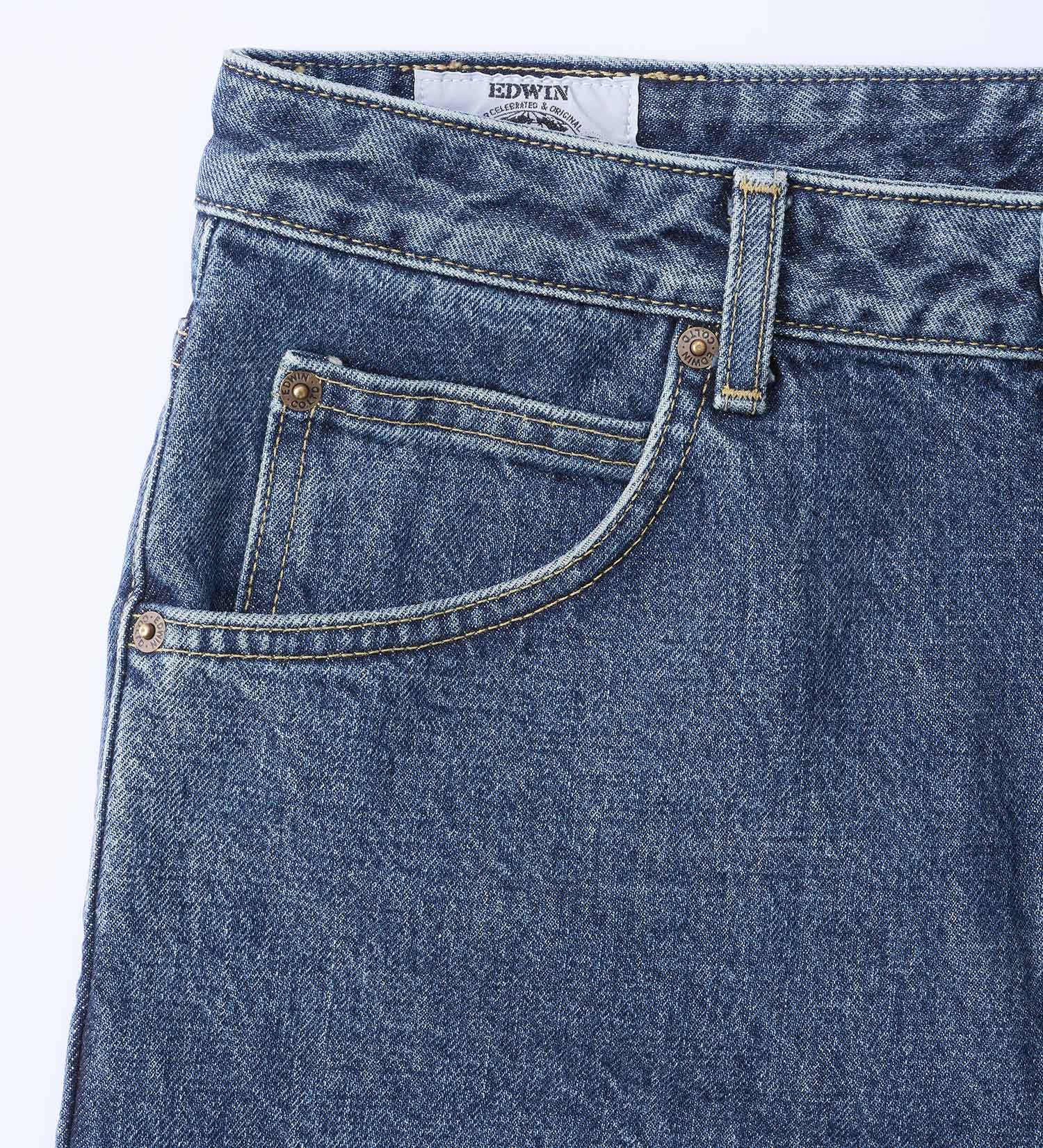 EDWIN(エドウイン)の【予約】インターナショナルベーシック ロンドンスリム デニムパンツ ジーンズ|パンツ/デニム / ジーンズパンツ/メンズ|中色ブルー