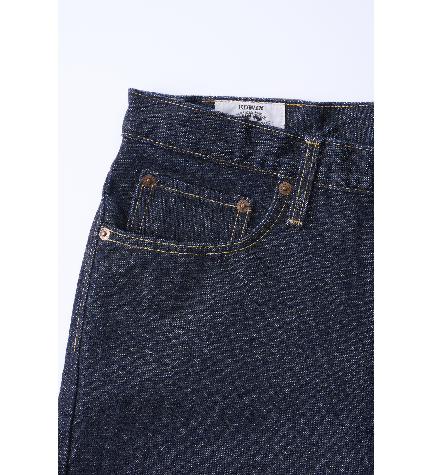 EDWIN(エドウイン)の【予約】インターナショナルベーシック クラシックストレート デニムパンツ ジーンズ|パンツ/デニム / ジーンズパンツ/メンズ|インディゴブルー