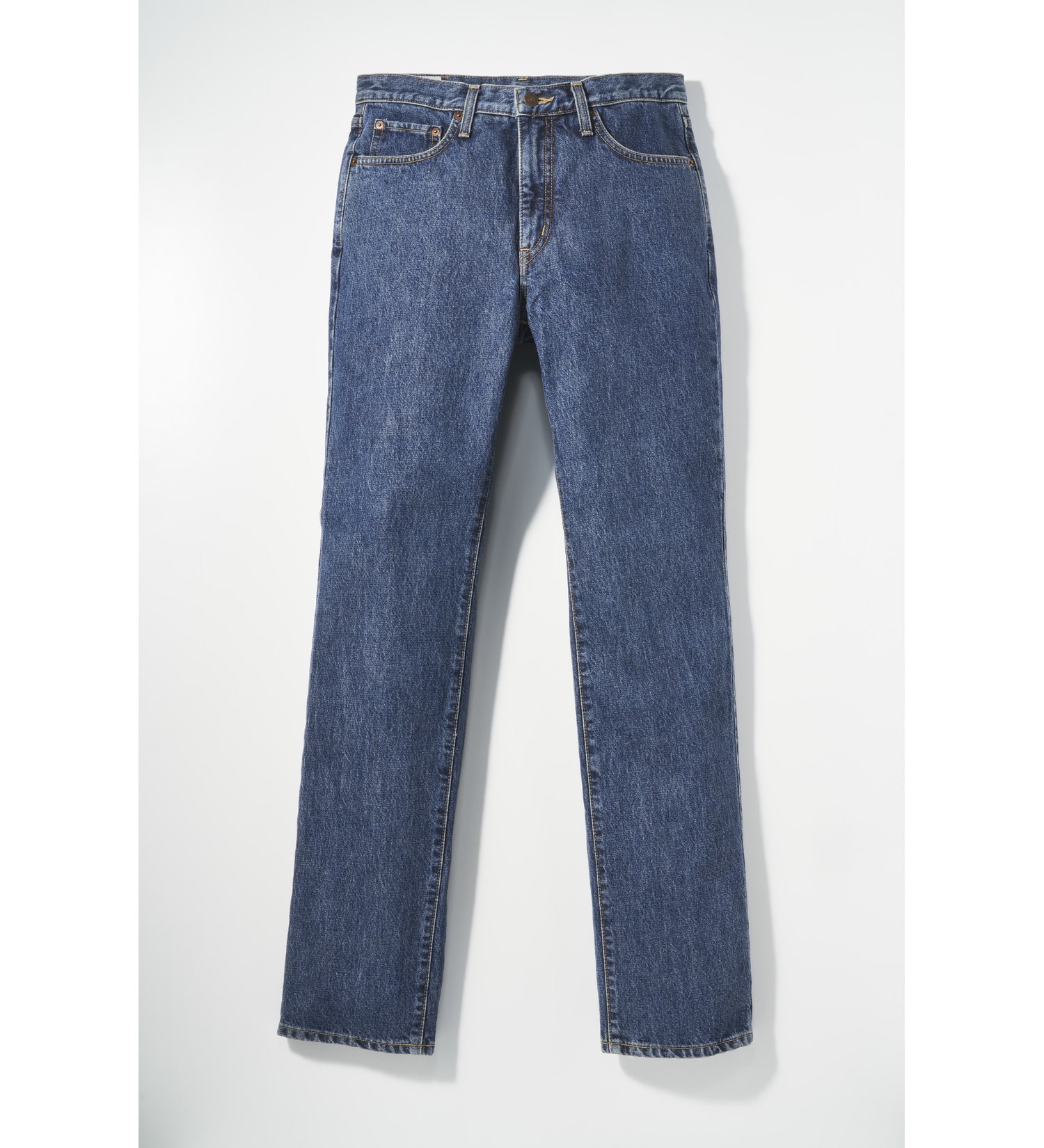 EDWIN(エドウイン)の【予約】インターナショナルベーシック クラシックストレート デニムパンツ ジーンズ|パンツ/デニム / ジーンズパンツ/メンズ|中色ブルー