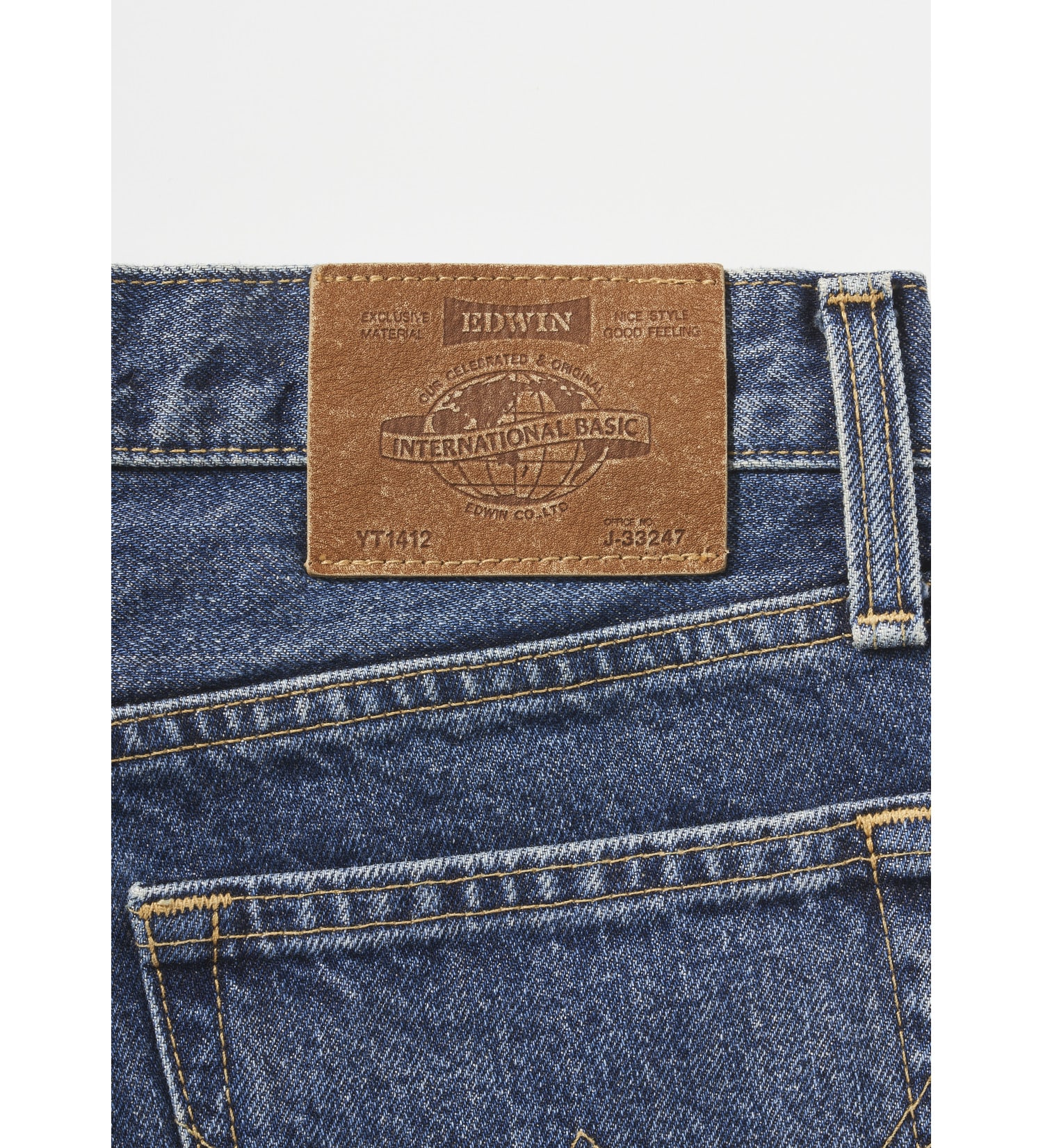 EDWIN(エドウイン)の【予約】インターナショナルベーシック クラシックストレート デニムパンツ ジーンズ|パンツ/デニム / ジーンズパンツ/メンズ|中色ブルー