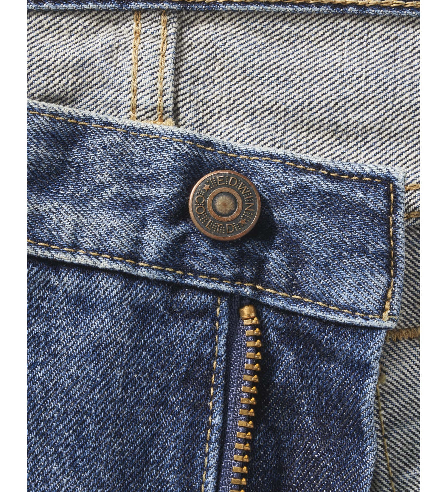 EDWIN(エドウイン)の【予約】インターナショナルベーシック クラシックストレート デニムパンツ ジーンズ|パンツ/デニム / ジーンズパンツ/メンズ|中色ブルー