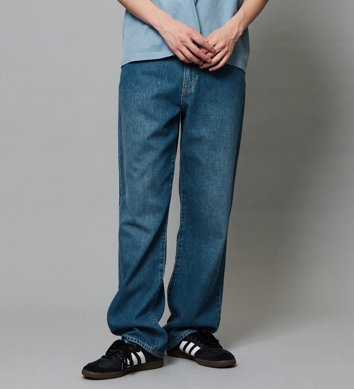 EDWIN(エドウイン)のバギージーンズ ルーズテーパード デニムパンツ ライトオンス|パンツ/デニム / ジーンズパンツ/メンズ|中色ブルー